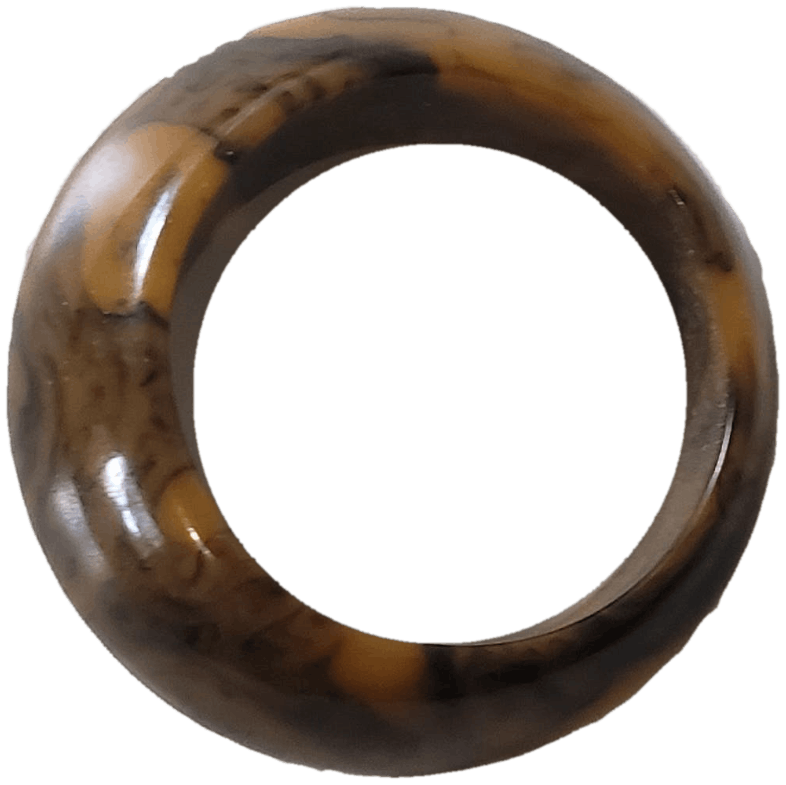Vintage 40's Brown Bakelite Ring | Shop THRILLING