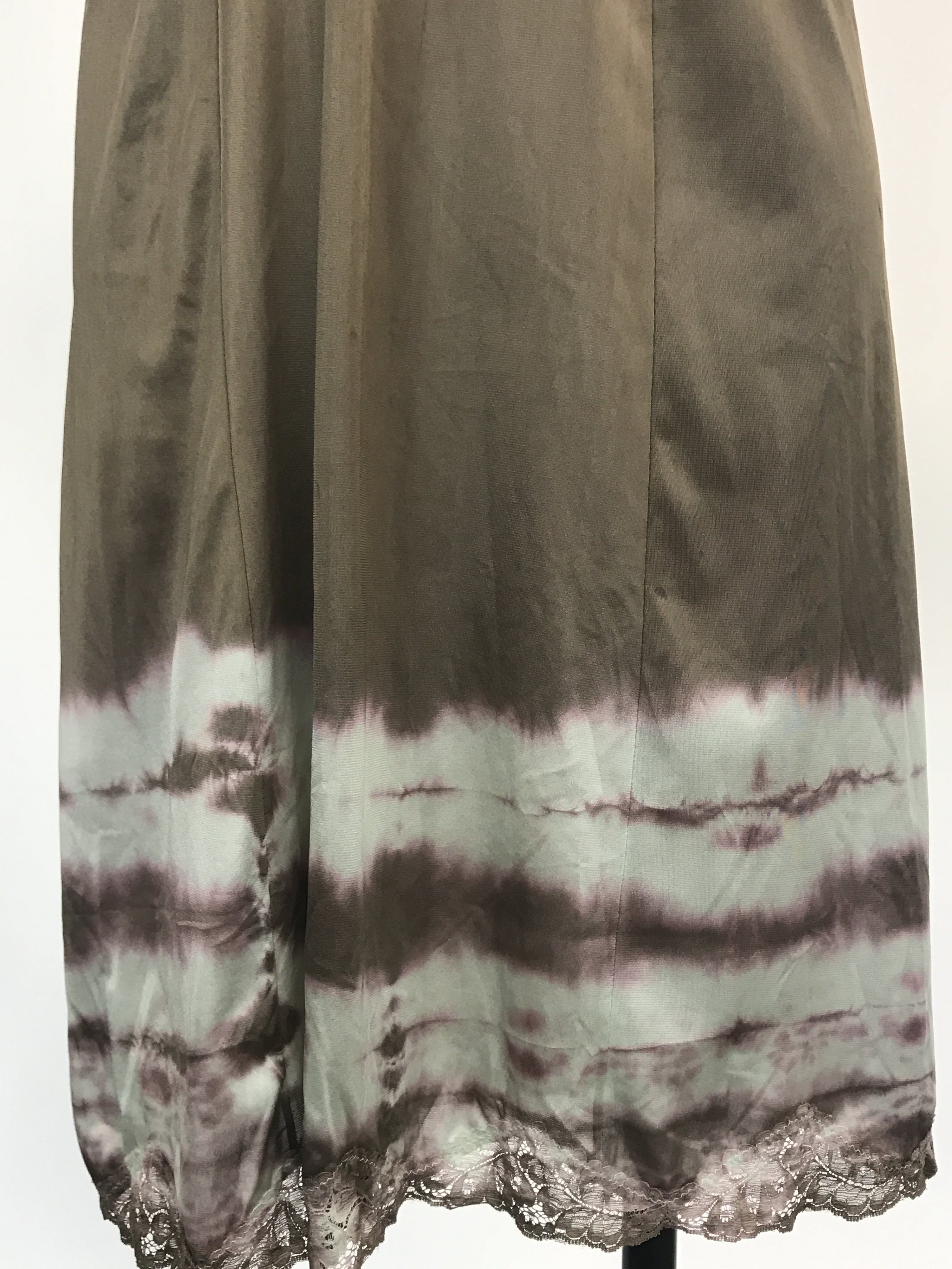 Vintage Brown Tie Dye Slip Dress | Shop THRILLING