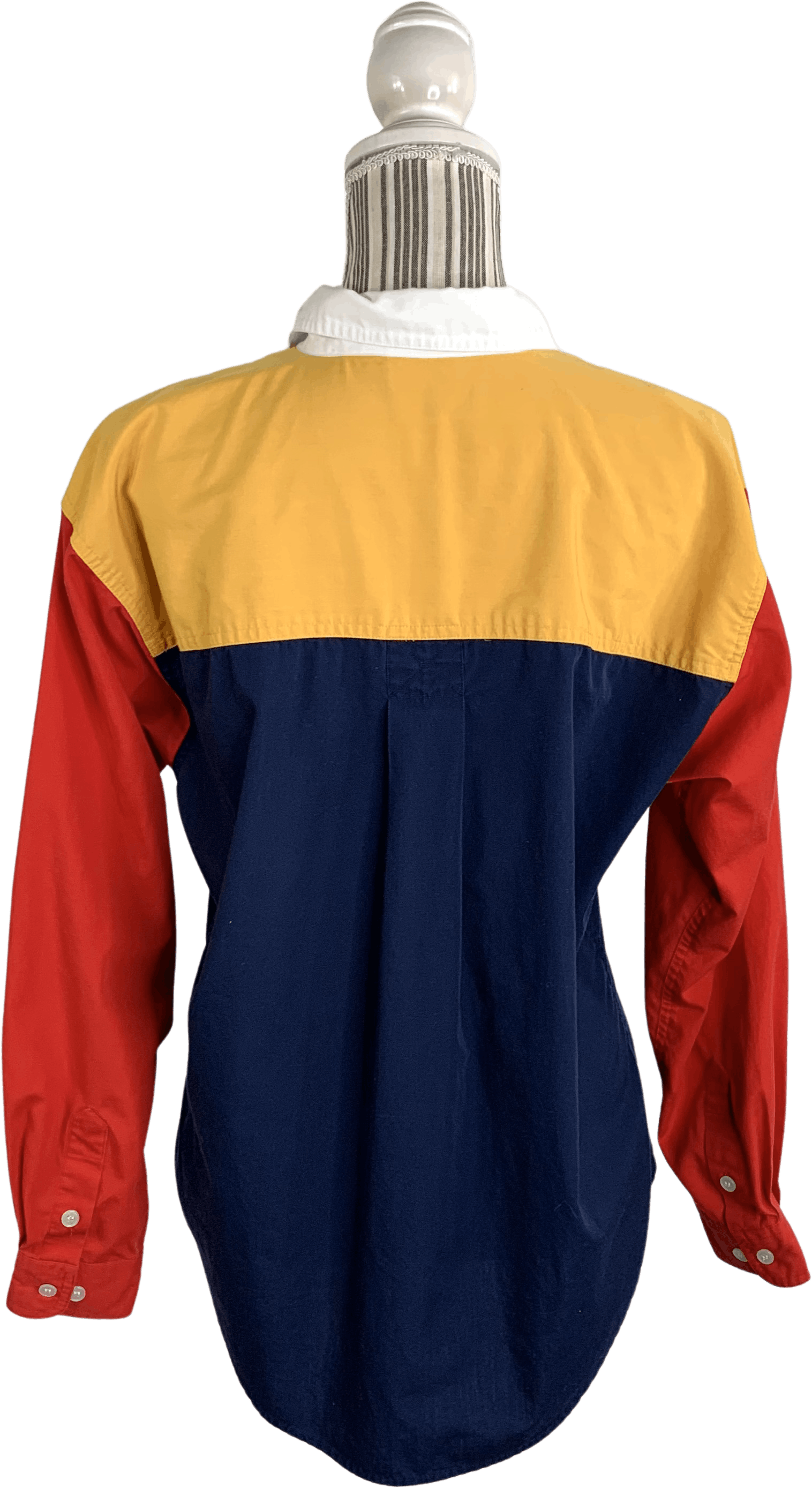 Vintage Cabin Creek Colorblock Button Up Shirt Shop THRILLING