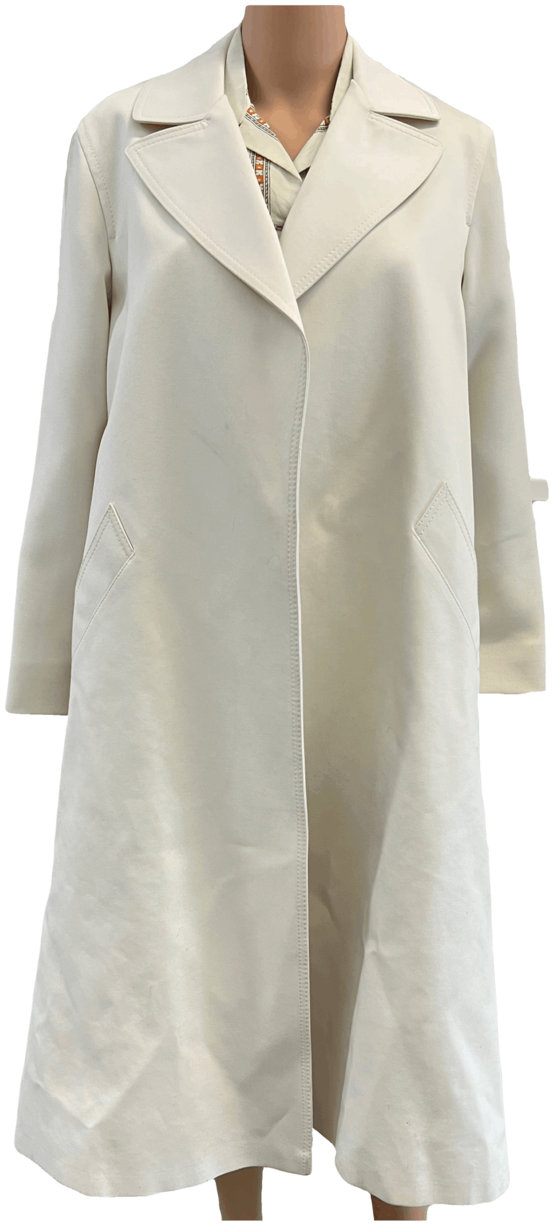 London fog 2025 white jacket