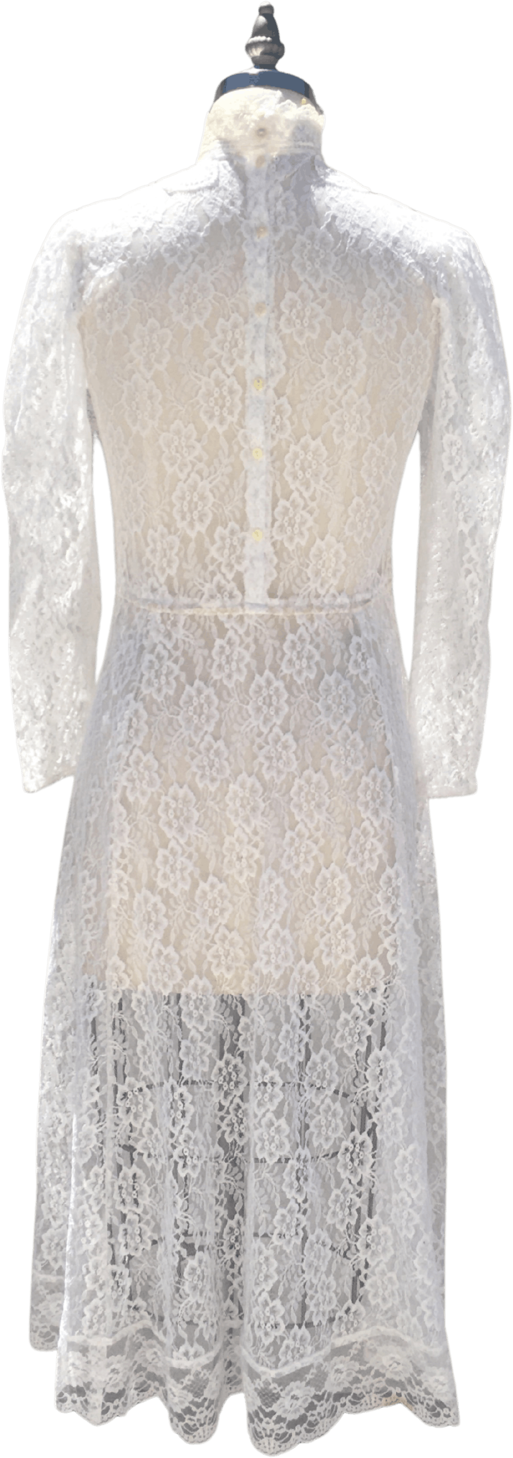 Vintage White Victorian Lace Dress by Gunne Sax by Jessica McClintock ...