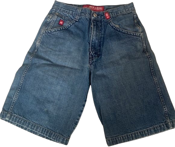 Vintage Jnco Men's Carpenter Embroidered Skull Skate Jean Shorts by JN ...