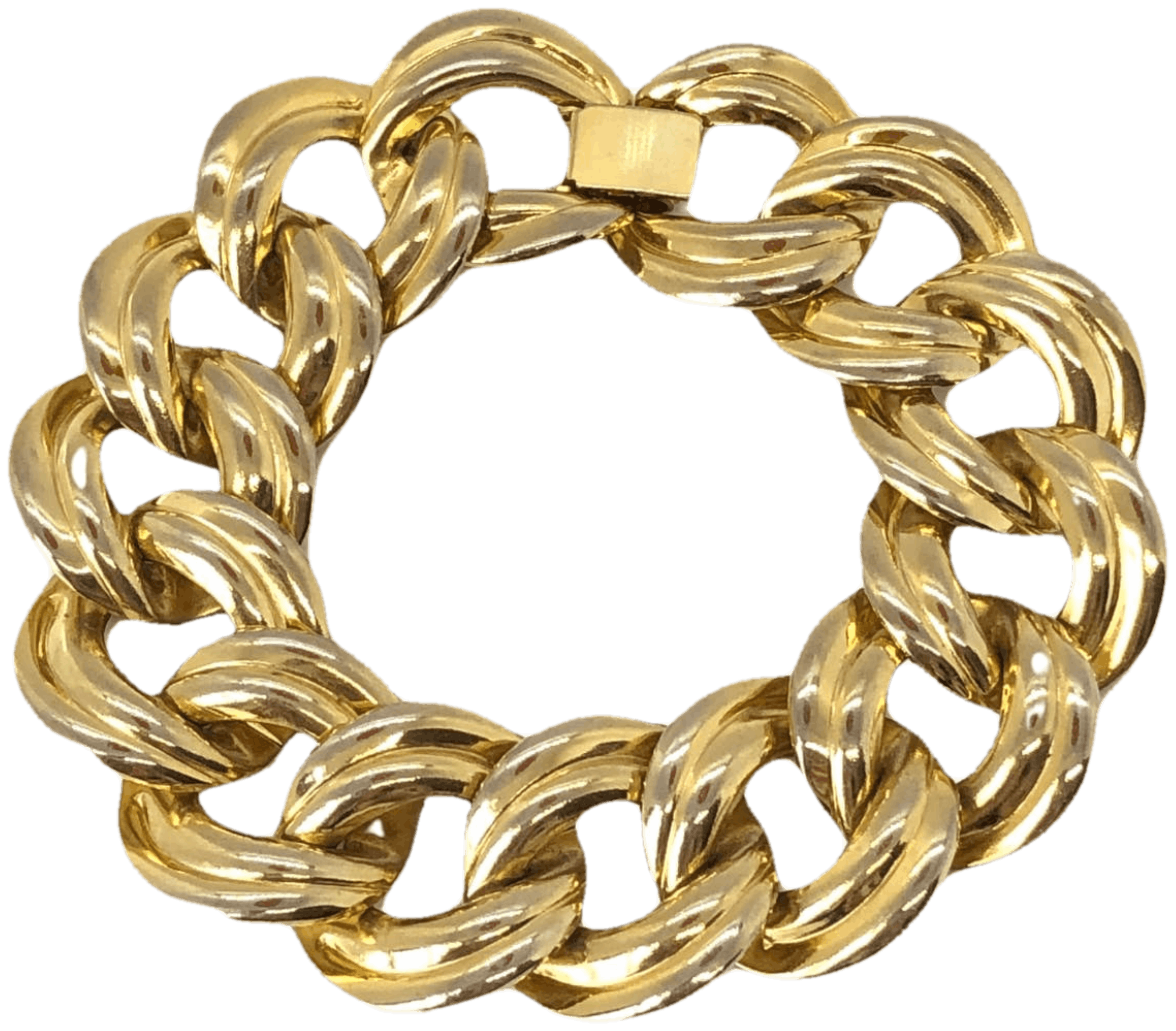 Vintage Gold Link Bracelet Shop THRILLING