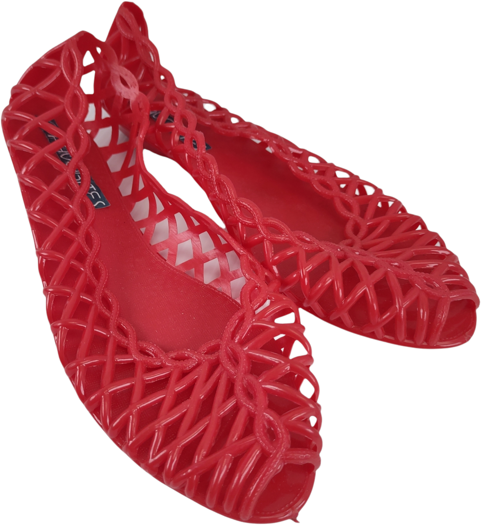 Buy 80s Vintage Bright Red Plastic Sandals. Jellies. Beach Shoes. Online in  India 