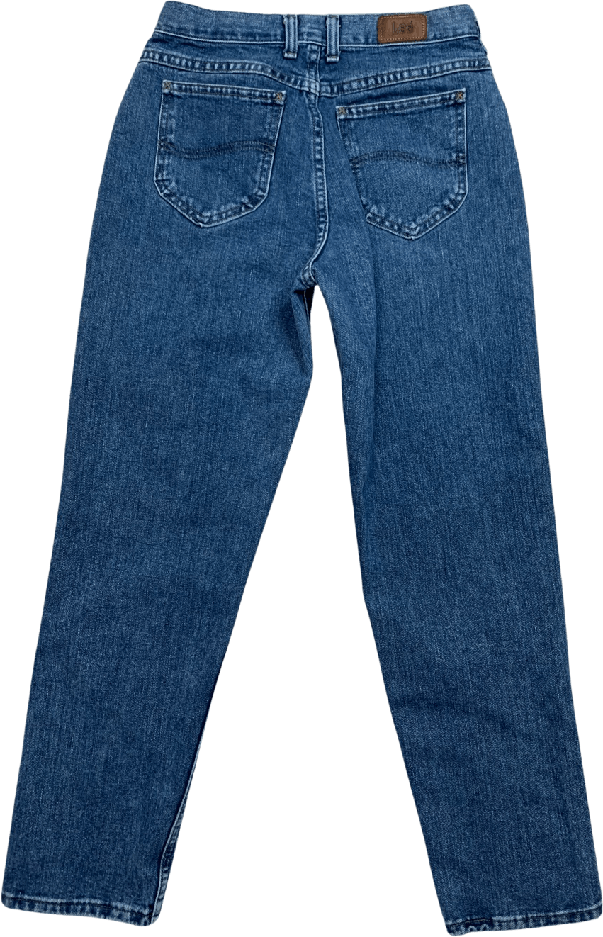 lee mom straight curved high waist