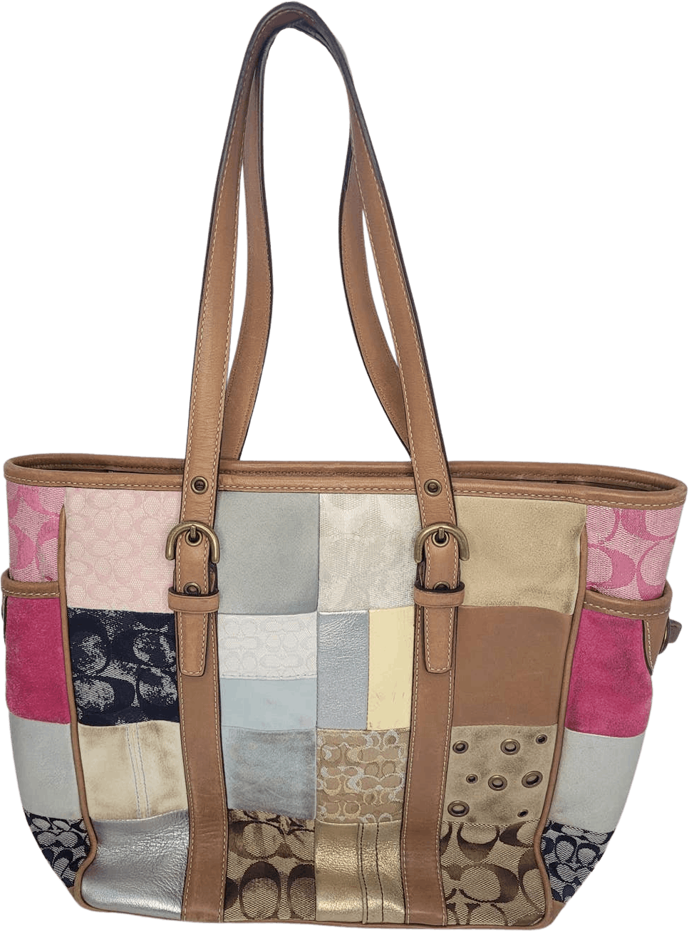 Coach 2025 patchwork tote
