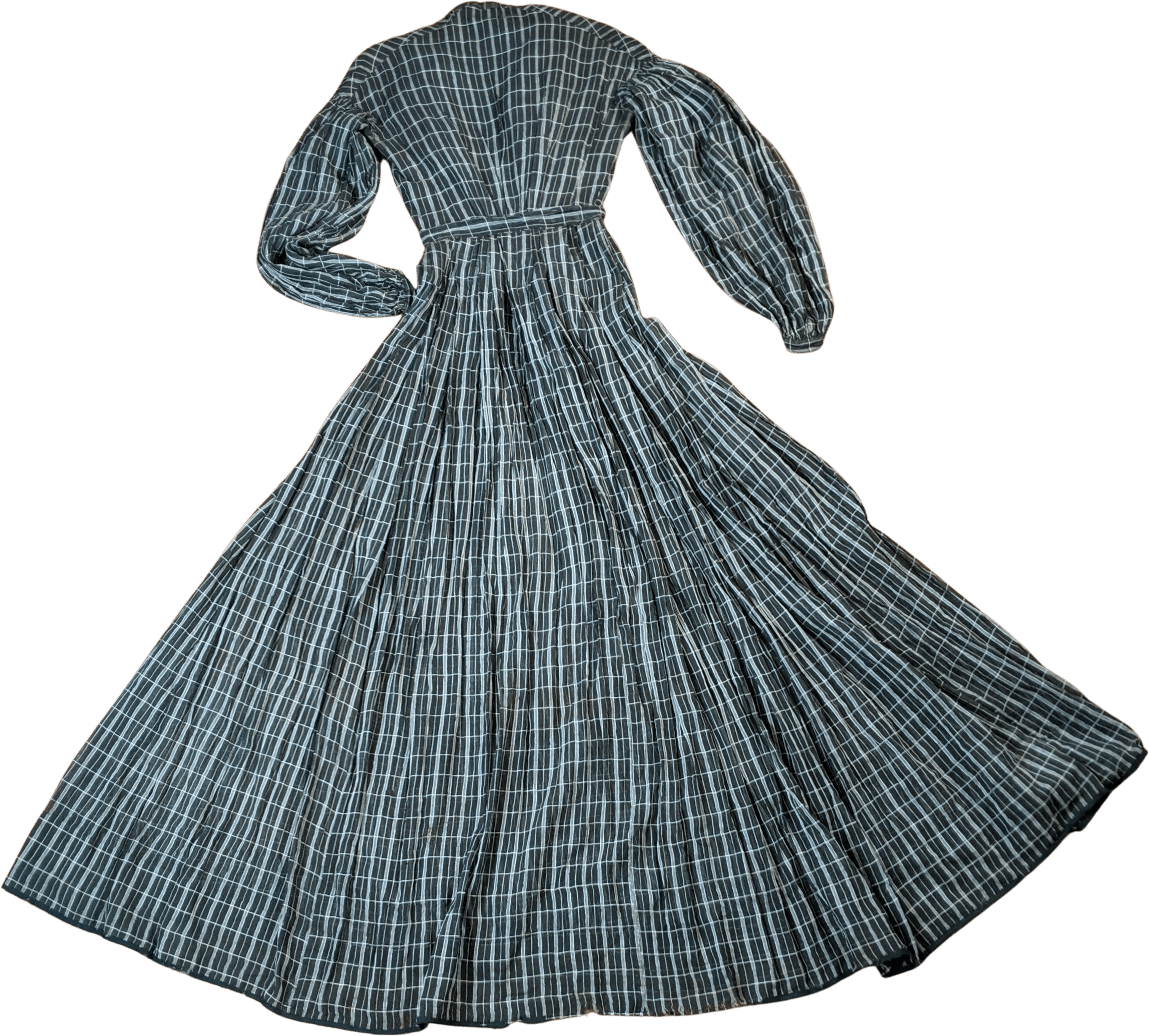 Vintage Victorian Checker Maxi Dress | Shop THRILLING