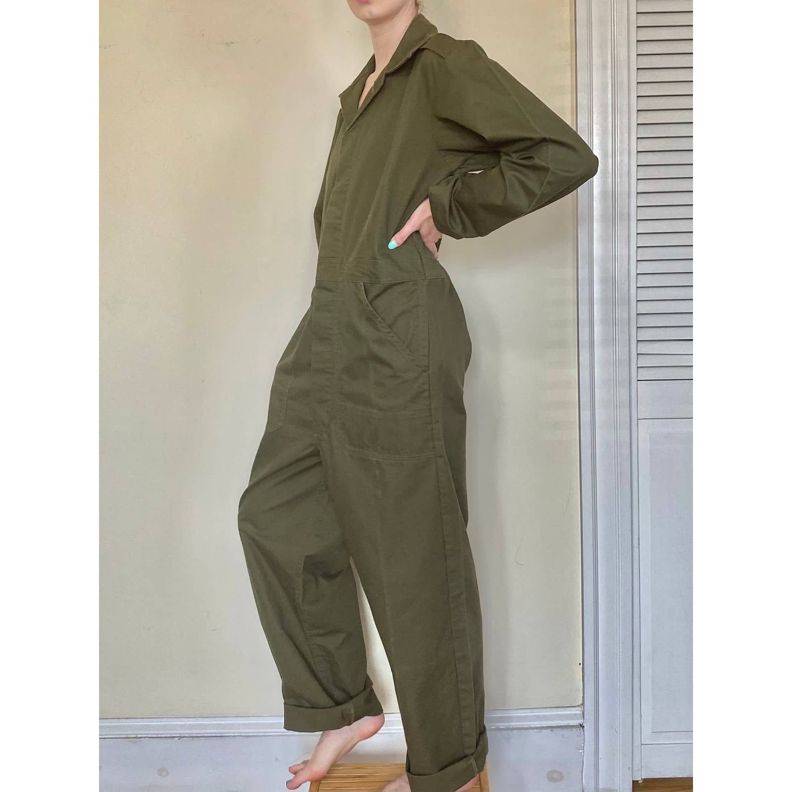 Vintage 80’s Army Green Coveralls Dutch Military Overalls | Shop THRILLING