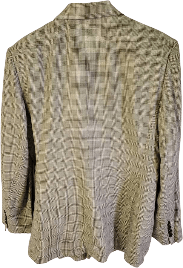 Vintage 90’s Checkered Double Breasted Blazer by Lauren Ralph Lauren ...