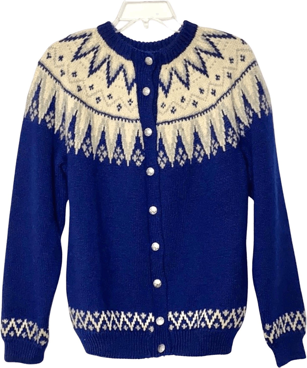 Vintage Norwegian Style Hand Knit Cardigan | Shop THRILLING