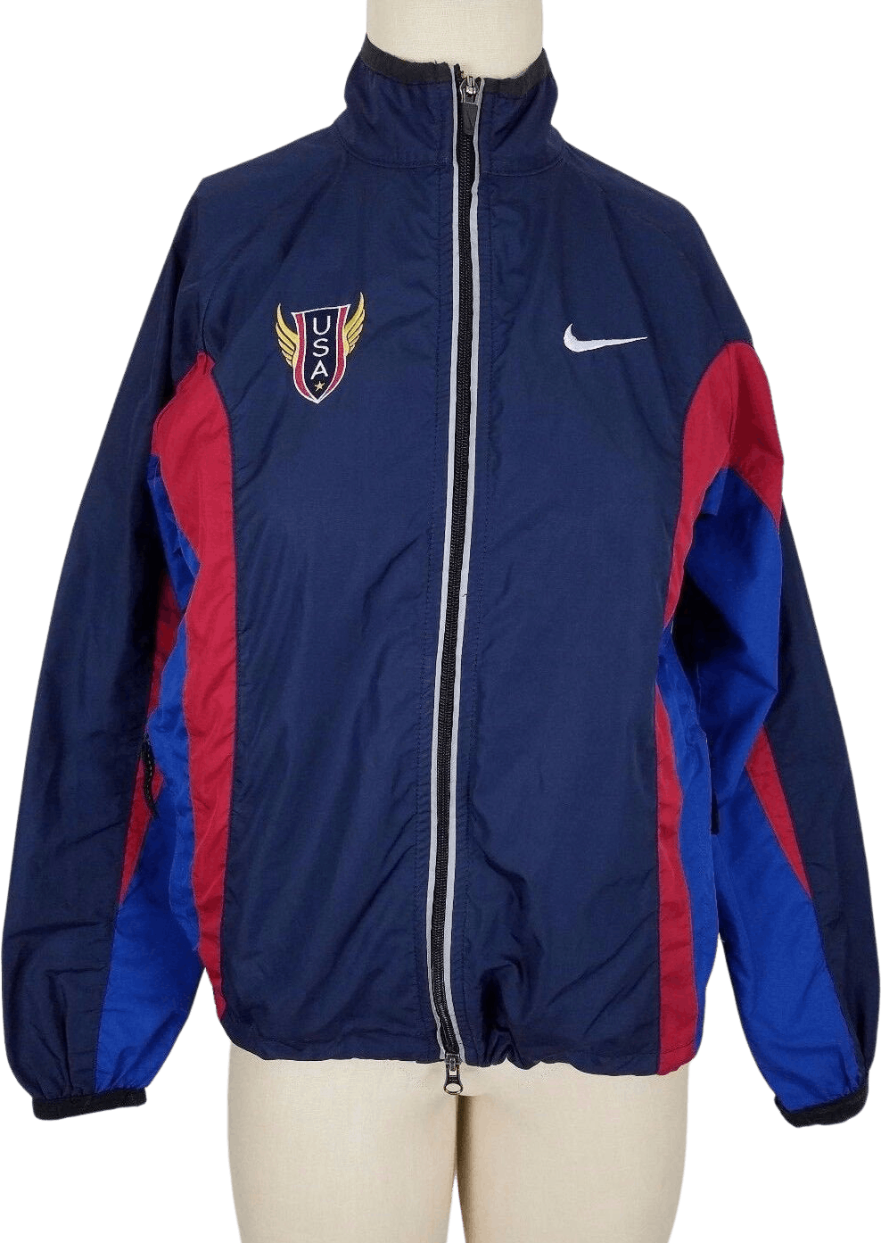 Vintage 90’s Blue Anorak Zip Up Track Jacket by Nike | Shop THRILLING