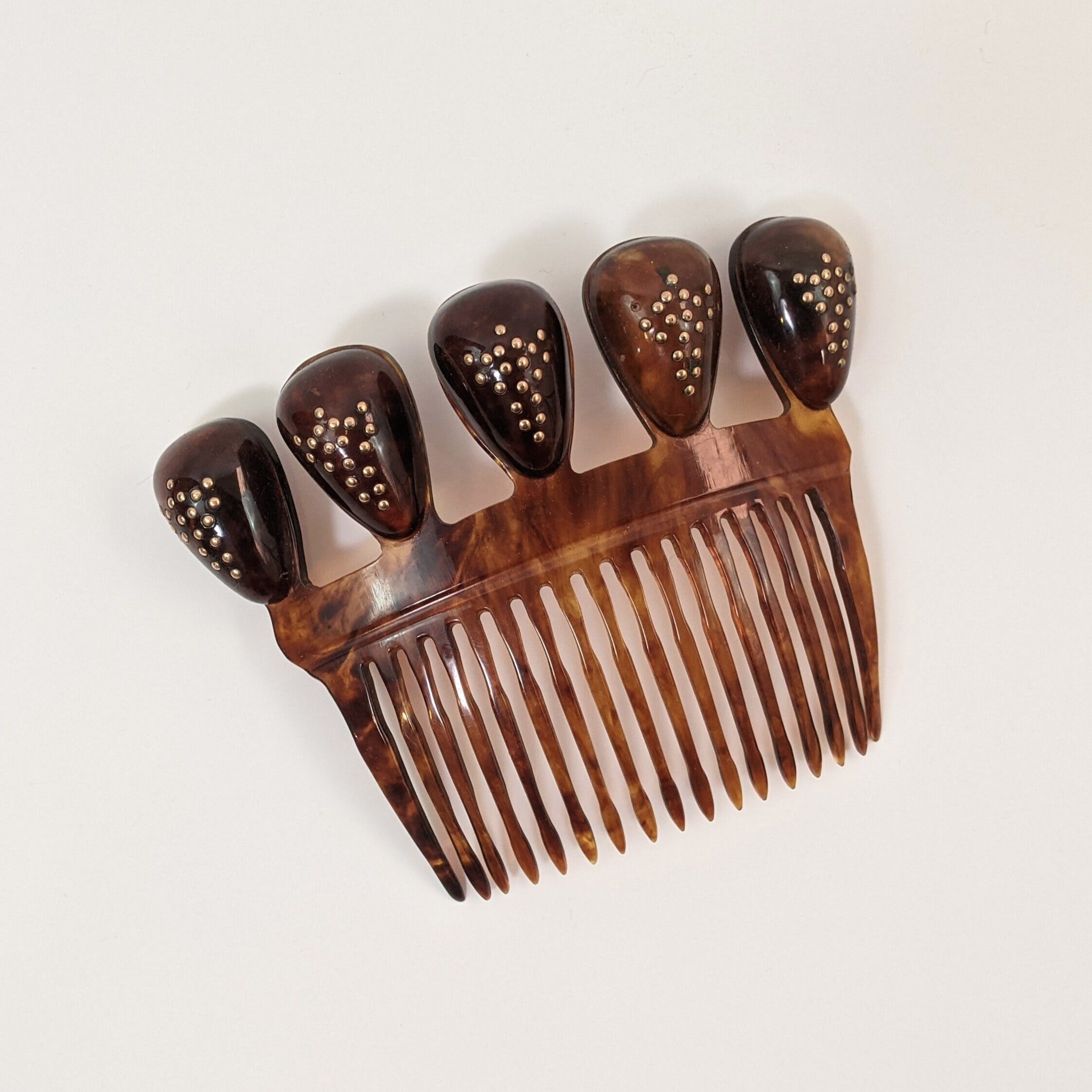 Shell Shaped Comb Vintage Victorian Faux Tortoise Shell Hair Comb | Shop THRILLING