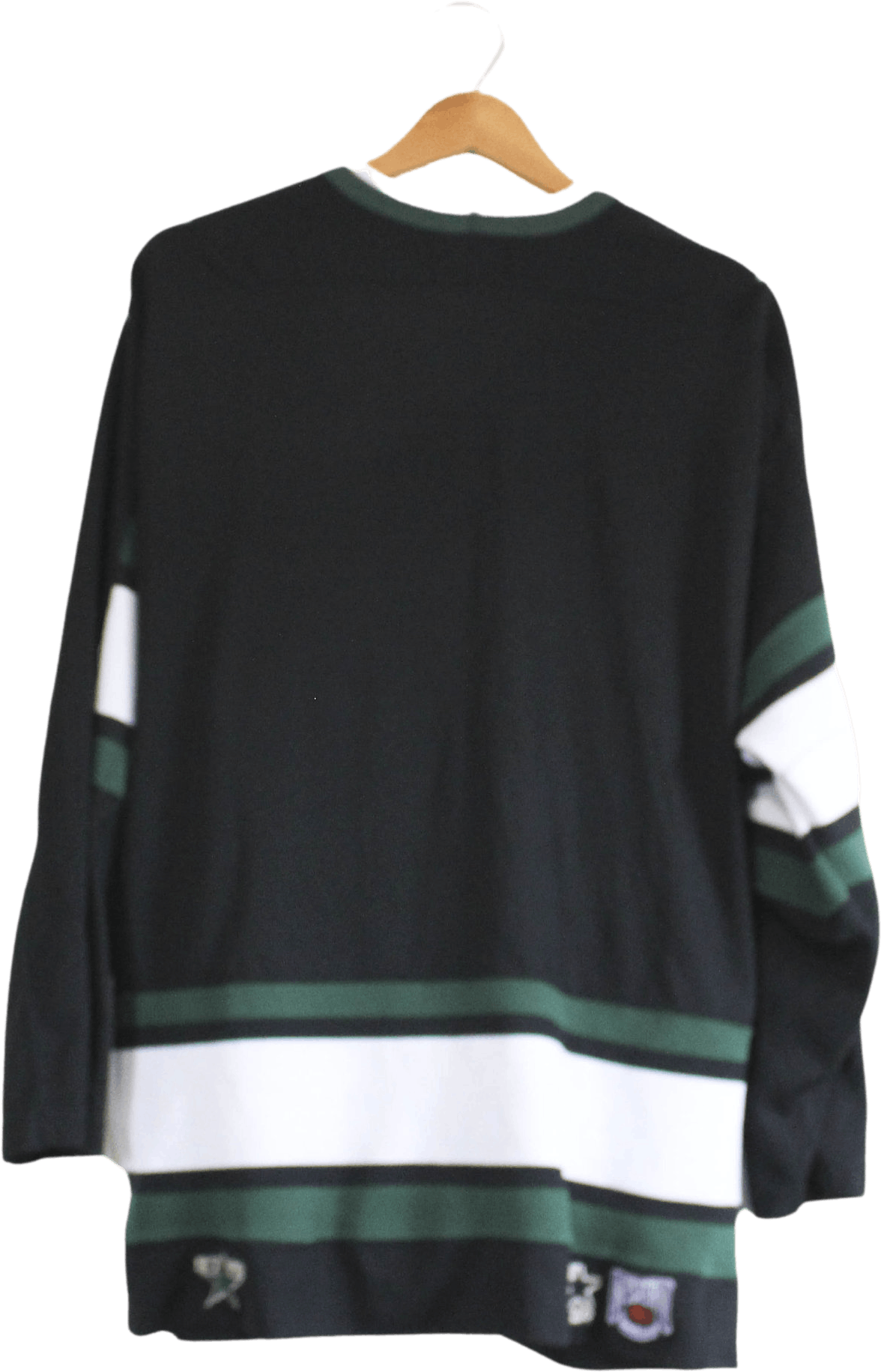 Vintage Black Dallas Stars NHL Long Sleeve Jersey by Starter Shop