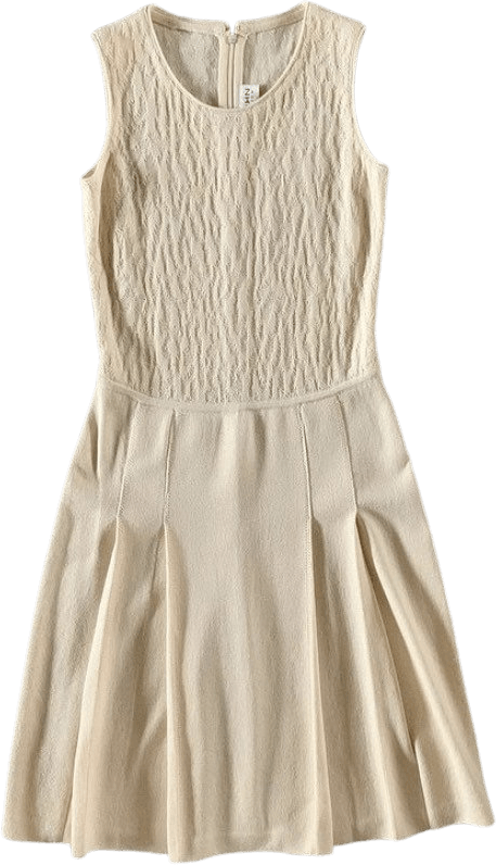 Vintage 80’s White Knit Dress Set by St. John | Shop THRILLING