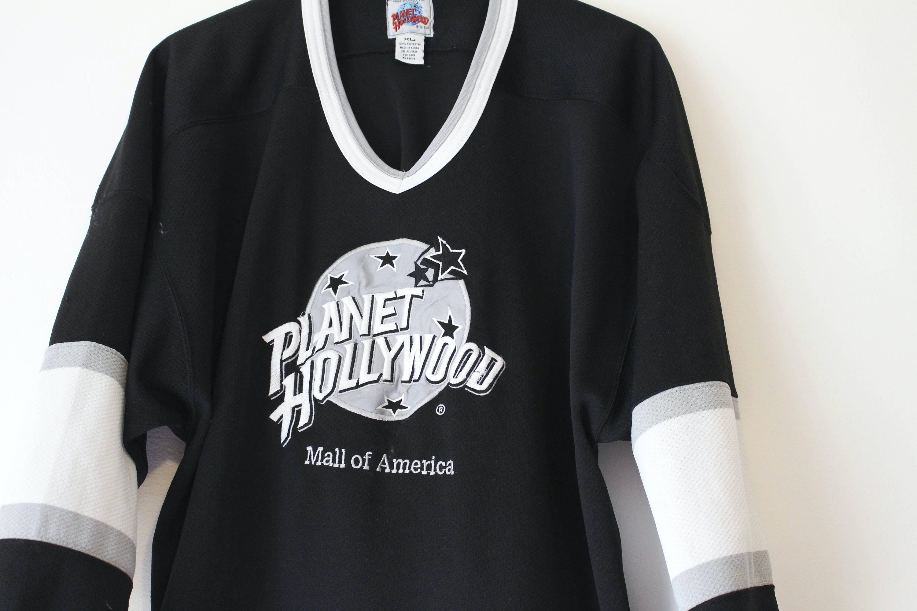 Vintage Black And White Hockey Jersey | Shop THRILLING