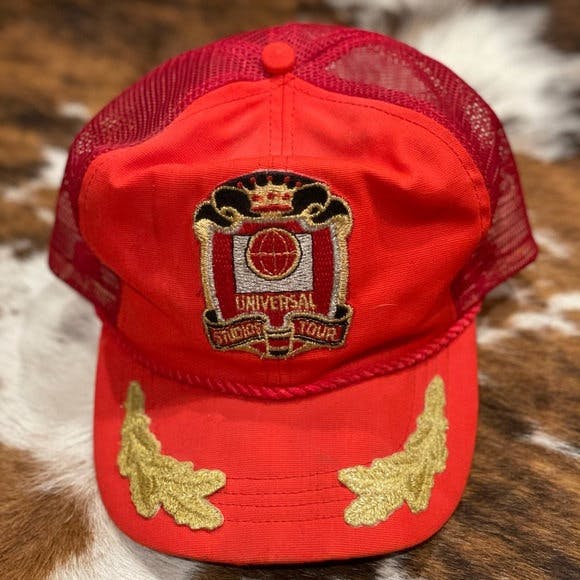 Vintage 90's Red Universal Studios Trucker Hat by Happy Cappers | Shop ...