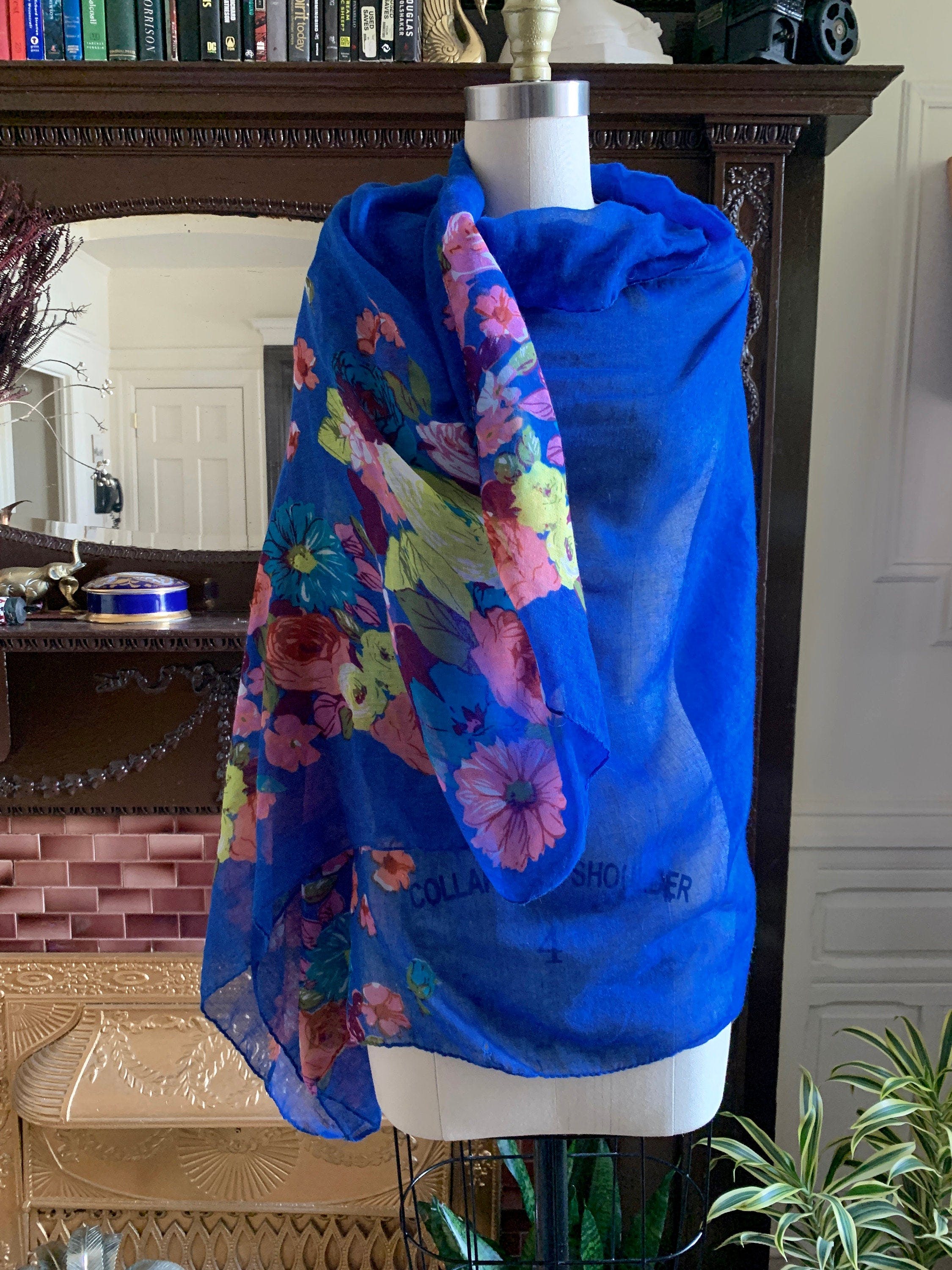 cotton viscose shawl