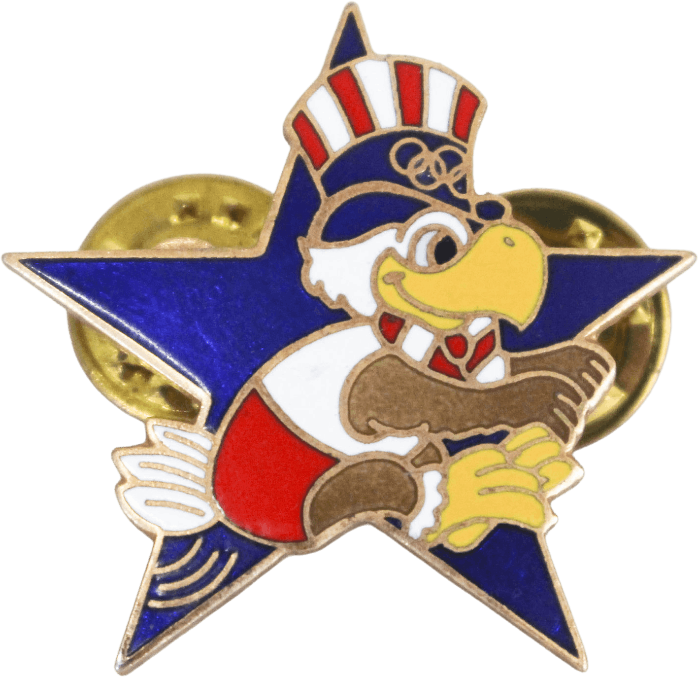 Vintage 80’s Blue Los Angeles Olympics Collectable Series II Rowing Pin ...