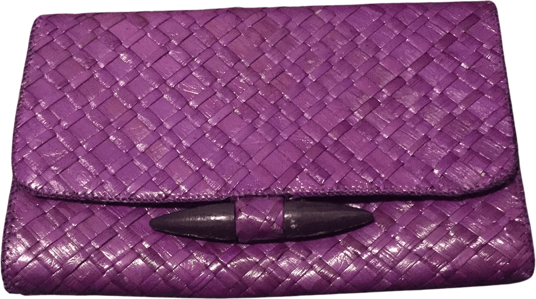 Vintage Purple Wicker Clutch by Vanessa | Shop THRILLING