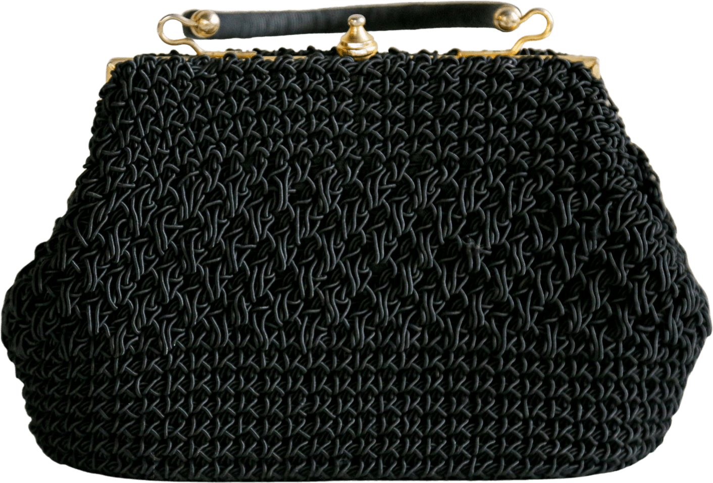 Vintage Black Crochet Mini Bag | Shop THRILLING