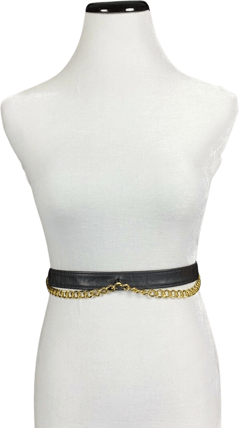 Vintage 90's Gold Chain Link Waist Belt Shop THRILLING