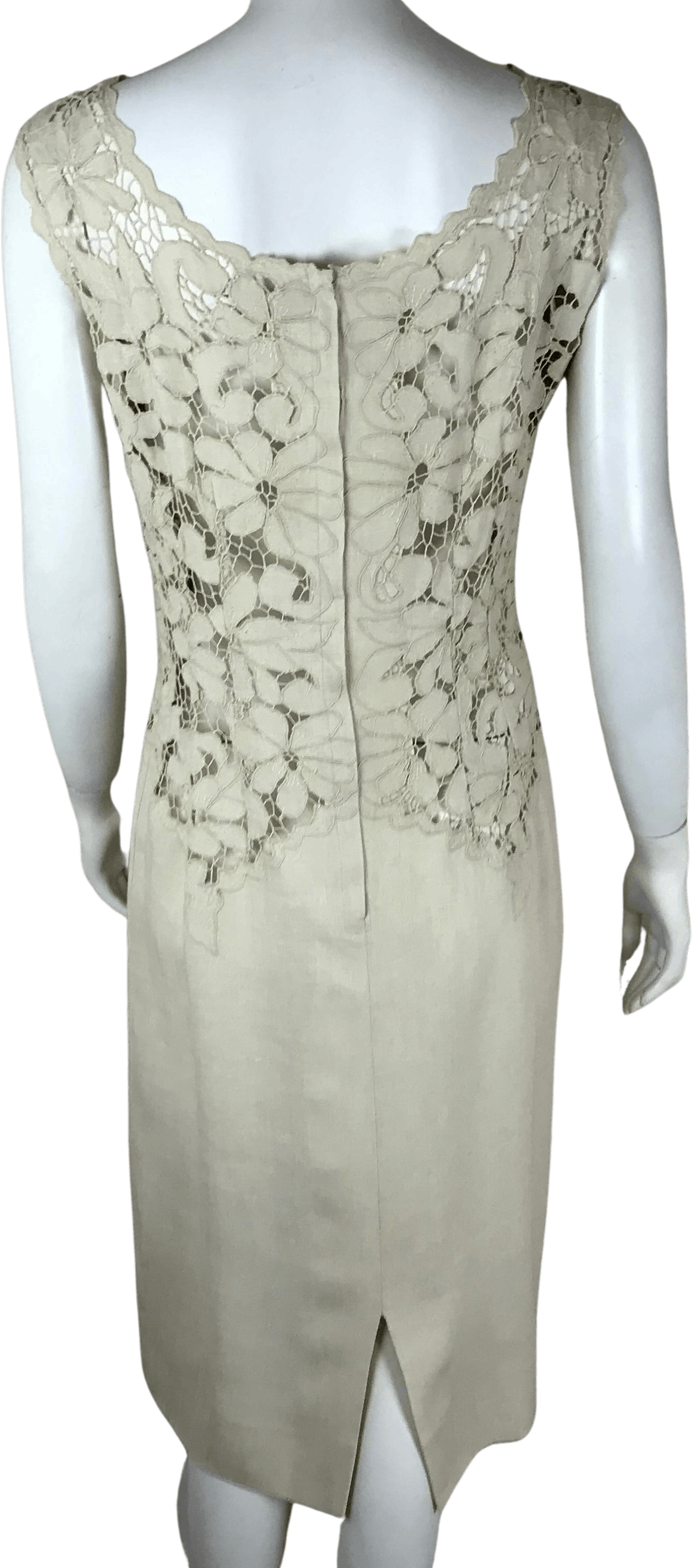 Vintage 60’s Off White Embroidered Irish Linen Dress | Shop THRILLING