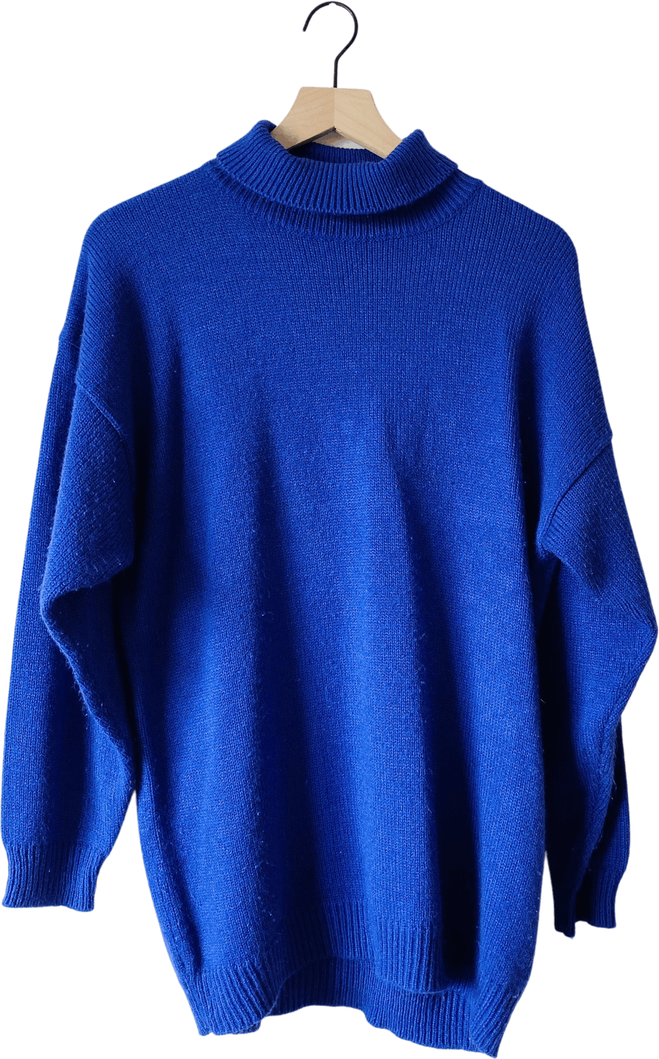 Vintage 90's Royal Purple Knit Turtleneck Sweater by One Step Up | Shop ...