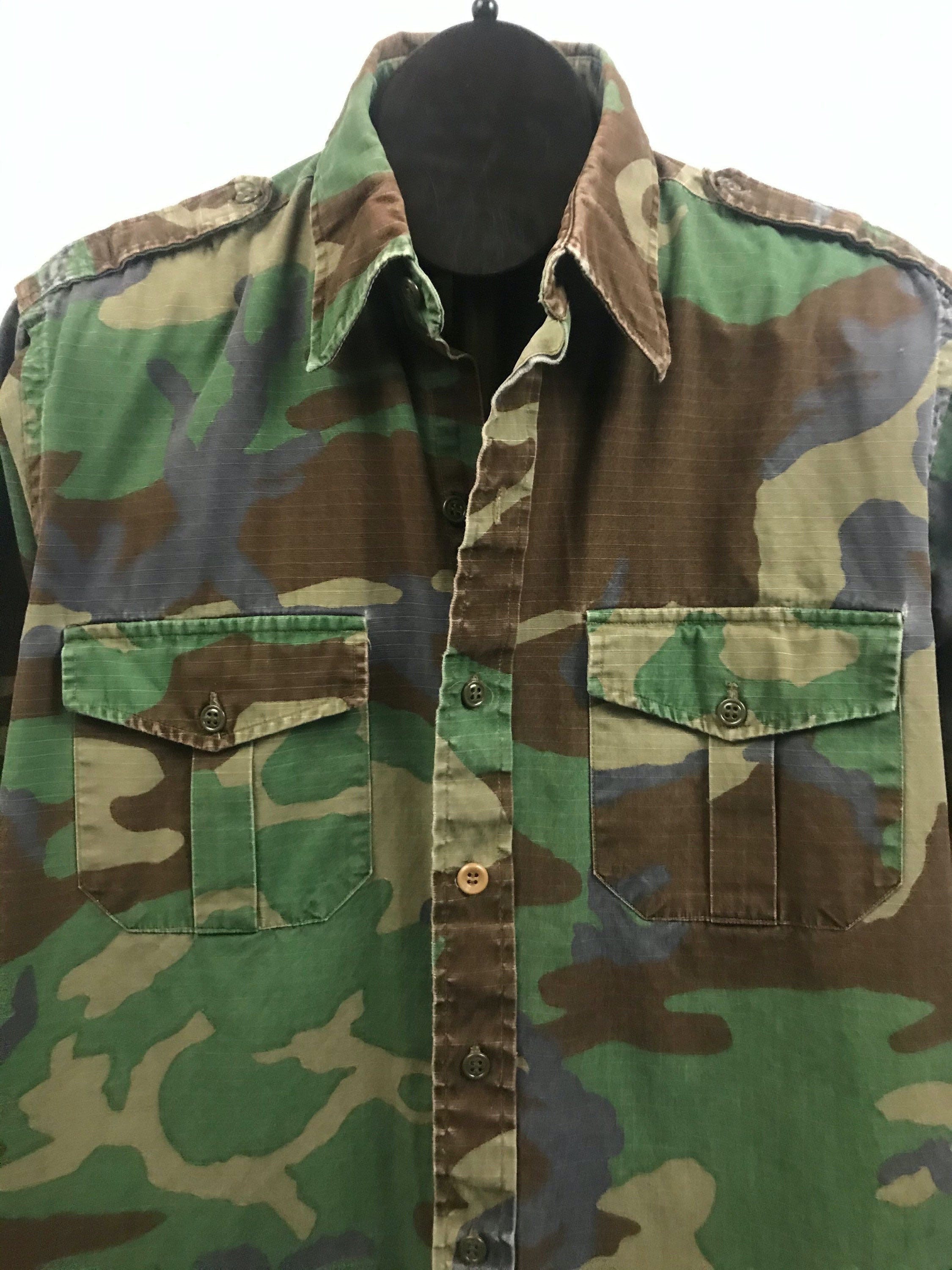Vintage 80’s Camouflage Pocket Field Jacket by L. L.Bean | Shop THRILLING