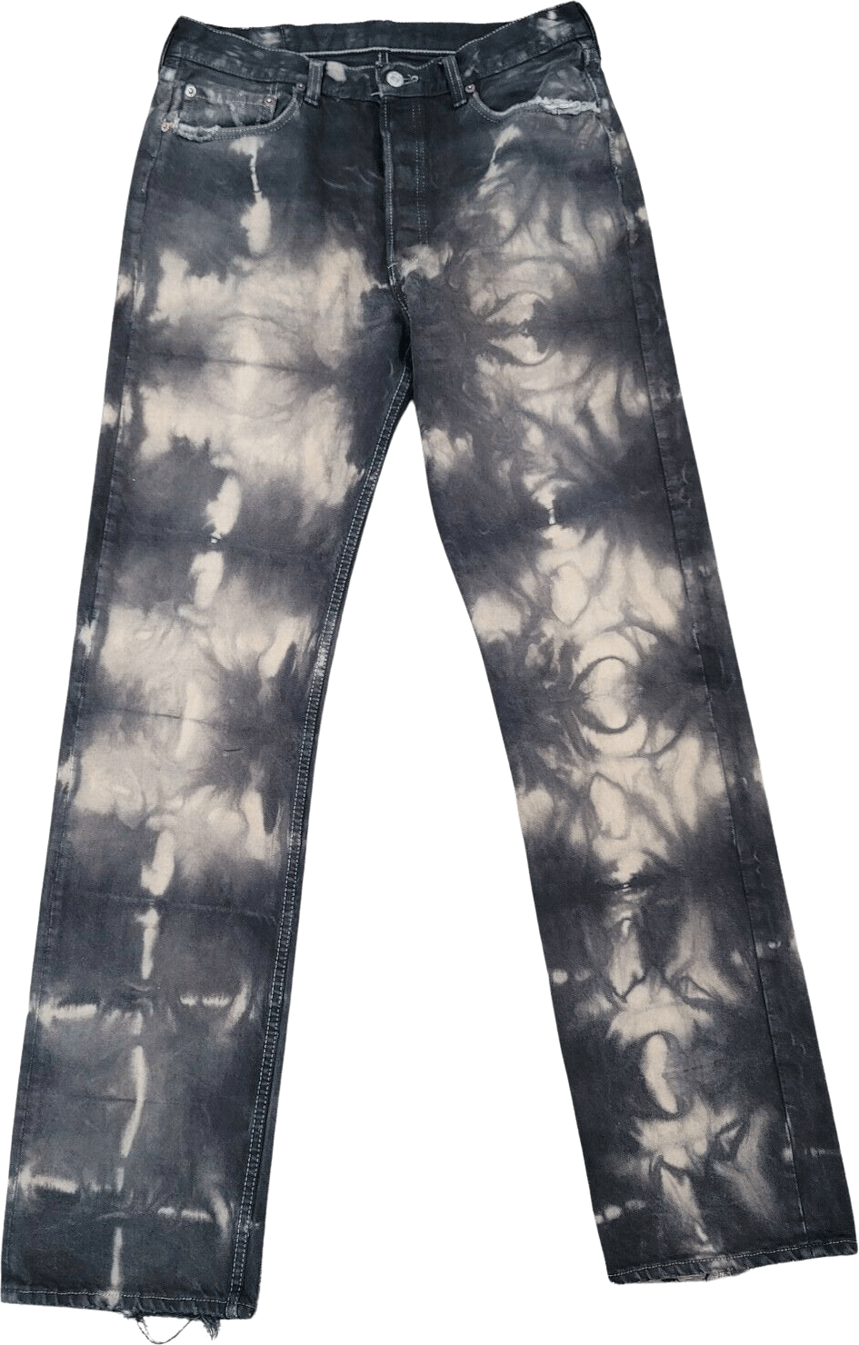 Vintage 90's Tie Dye Destroyed Denim Jeans by Levi's | Shop THRILLING