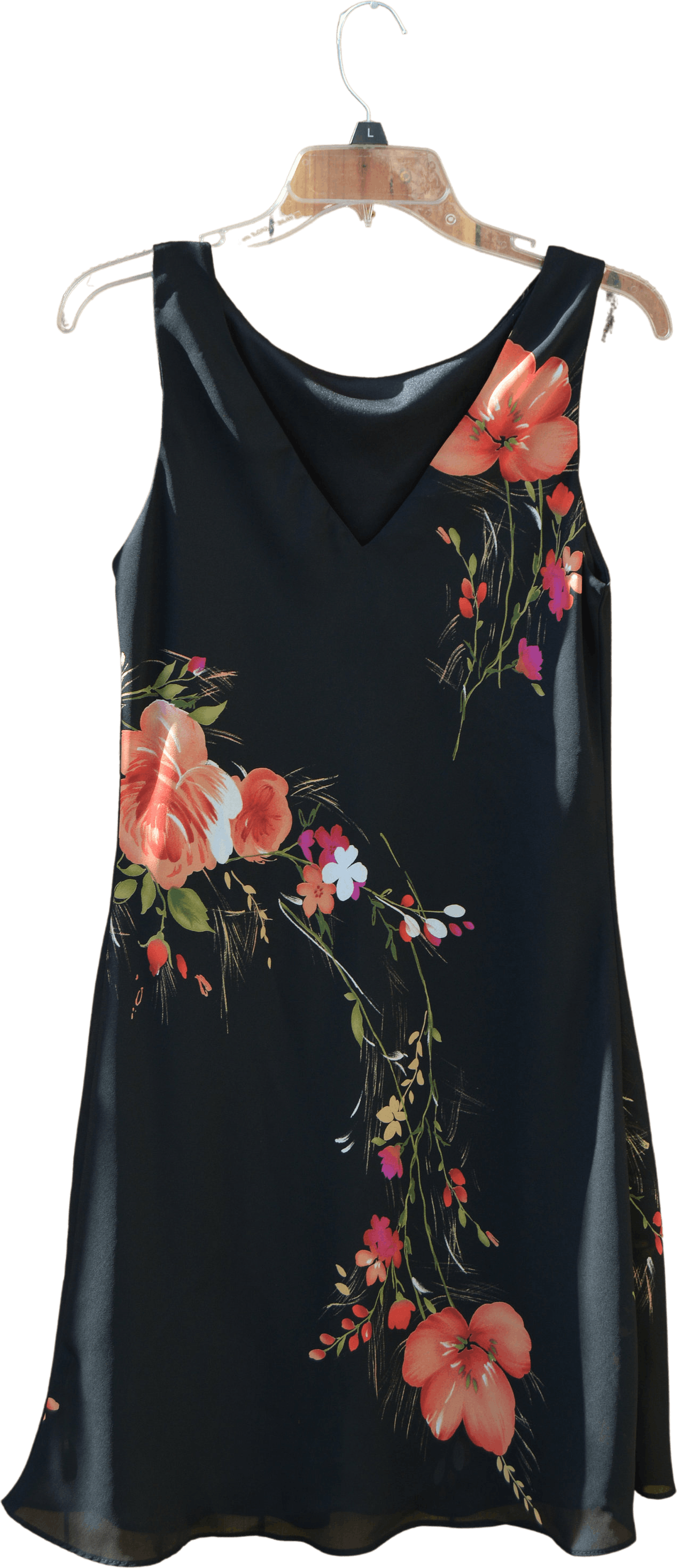 Vintage 90’s Black Floral Reversible Dress by Alyn Paige | Shop THRILLING