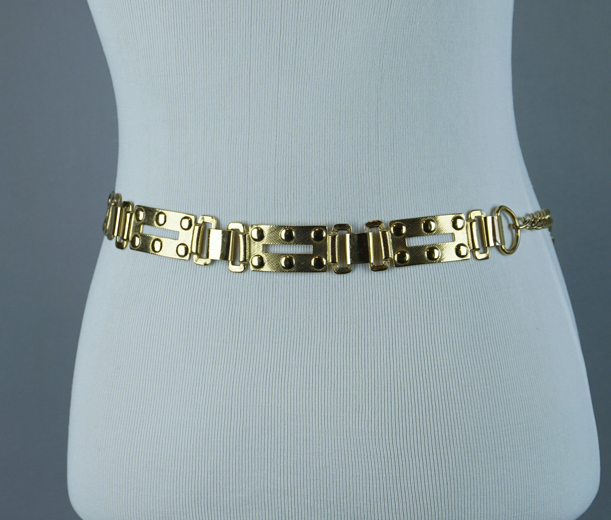 Vintage Gold Chain Link Belt Shop THRILLING