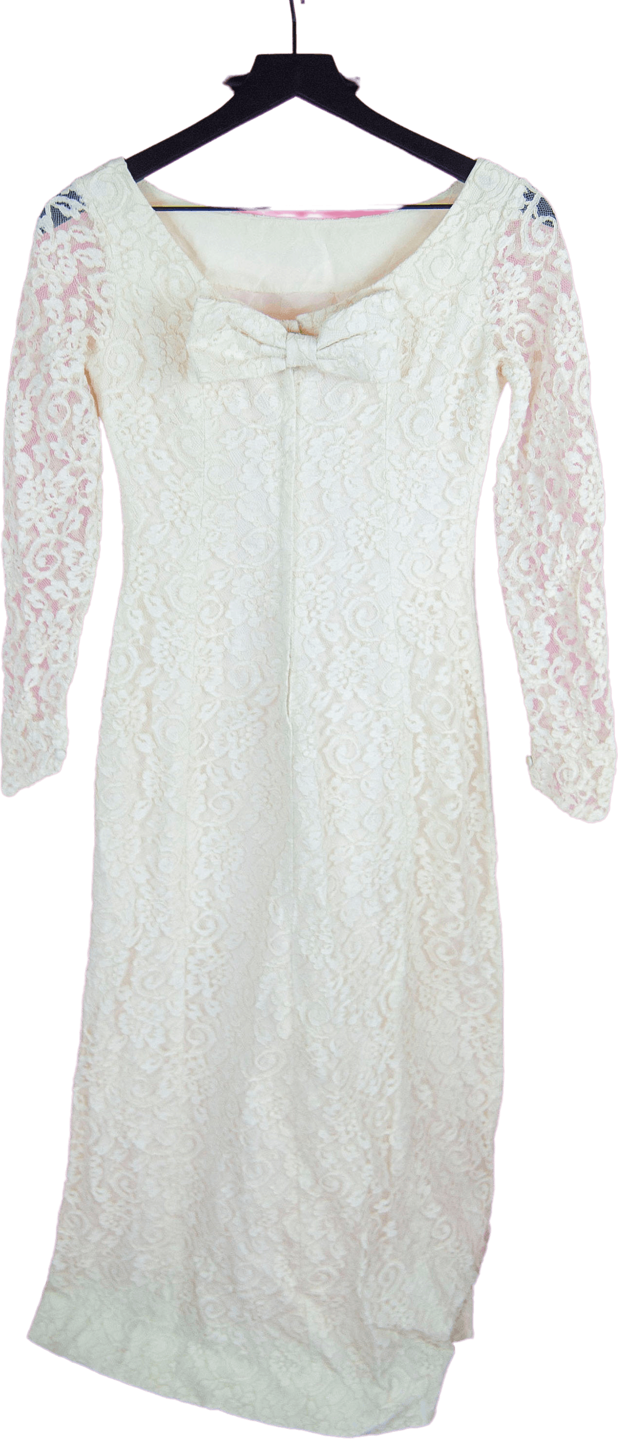 Vintage 60's Off White Lace Sheath Wedding Dress | Shop THRILLING