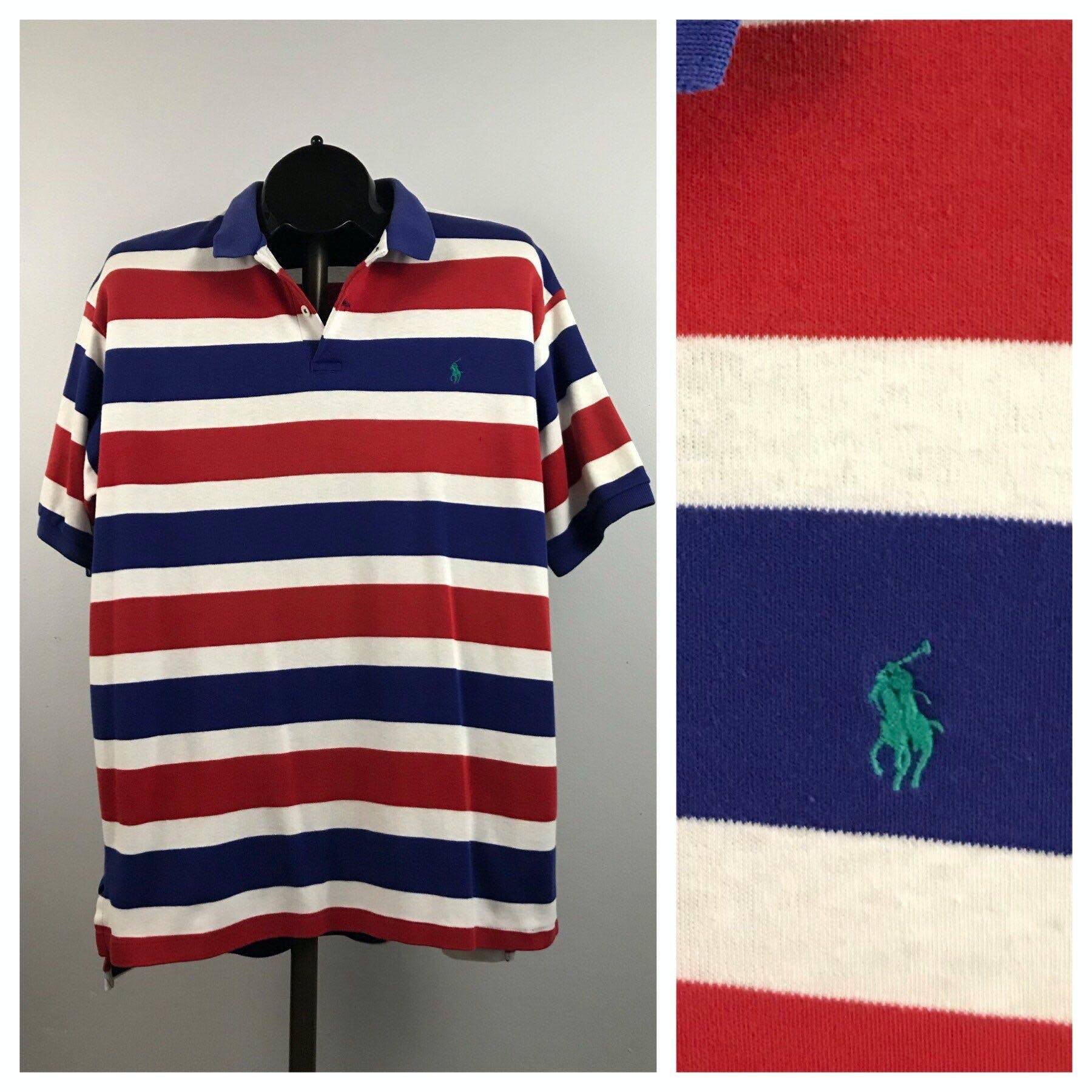 Vintage 90’s Oversized Polo Shirt by Polo Ralph Lauren | Shop THRILLING