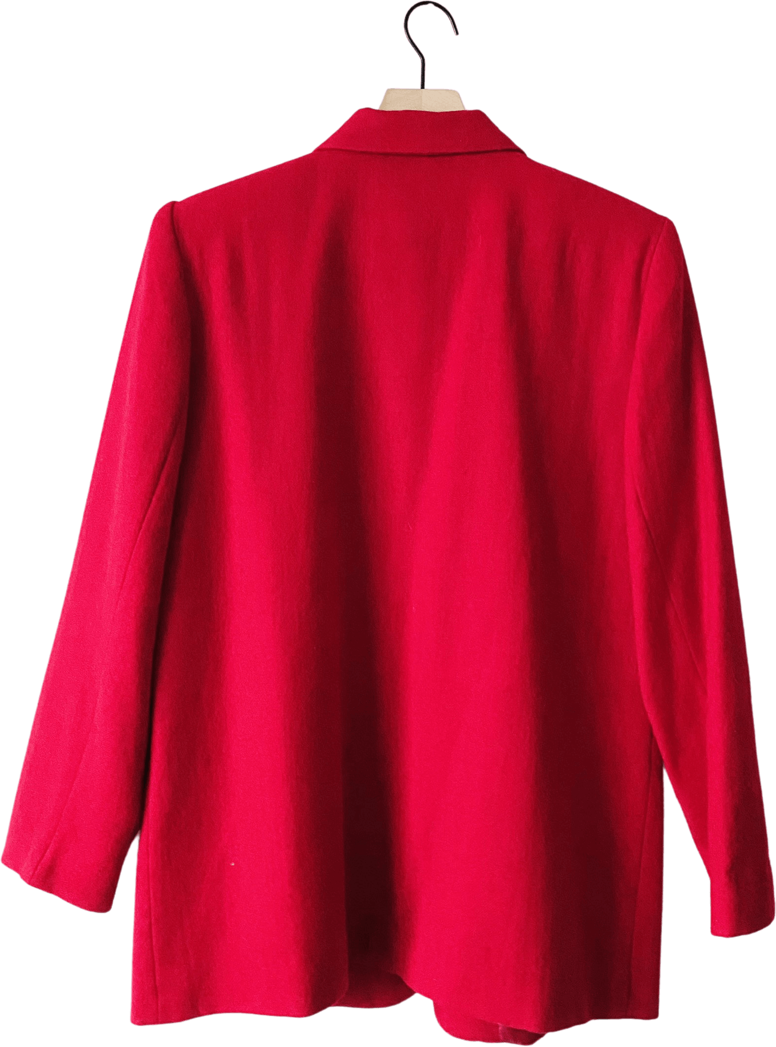 Vintage 90's Cherry Red Wool Blazer by Sag Harbor | Shop THRILLING