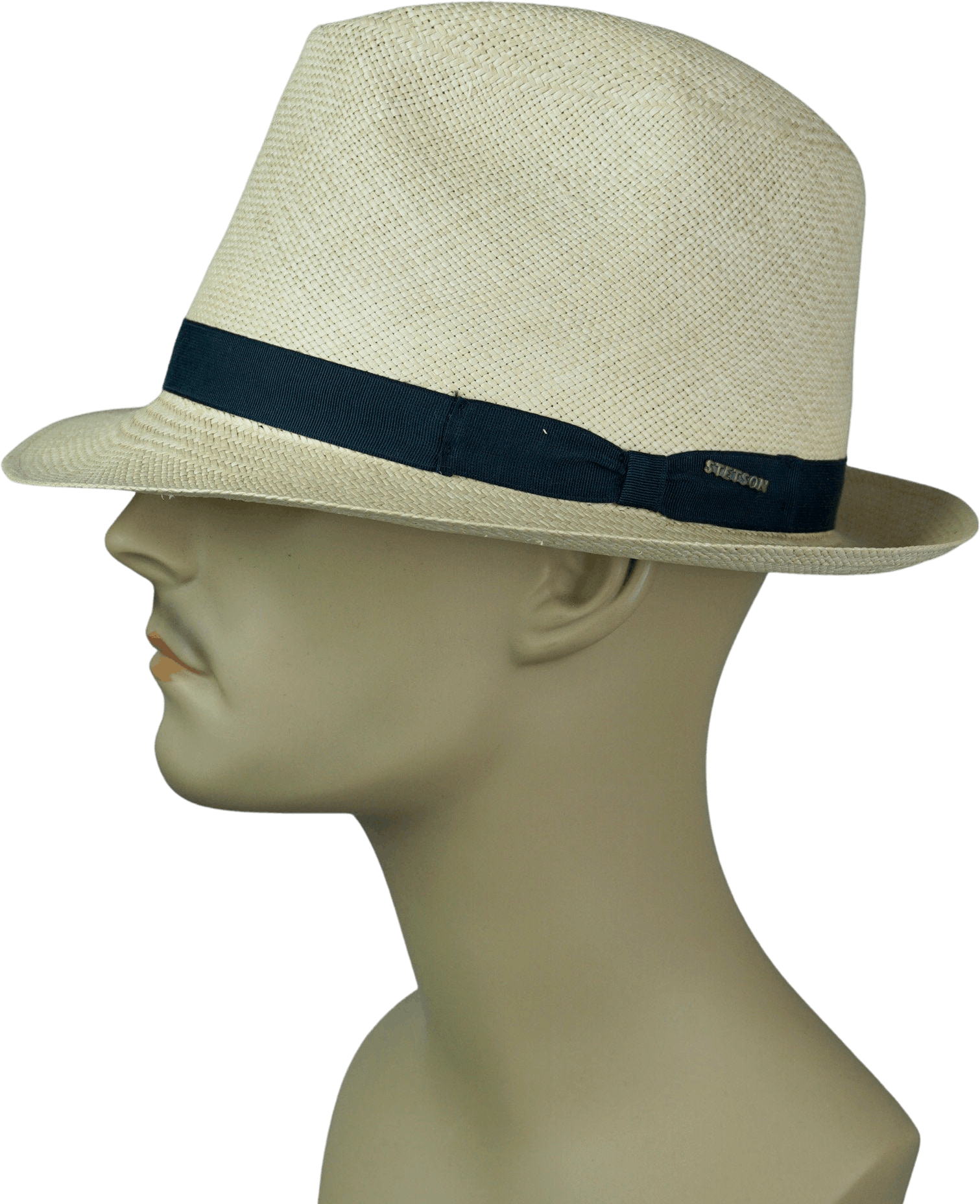 Vintage Panama Straw Fedora by Stetson Shop THRILLING