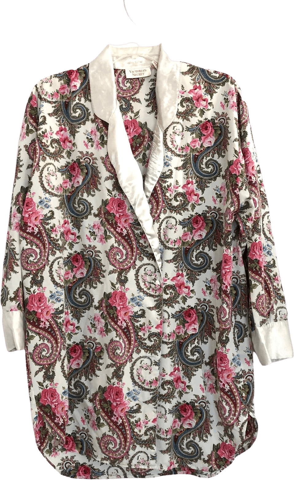 Vintage Paisley Floral Robe Top Gold Label Victoria’s Secret | Shop ...
