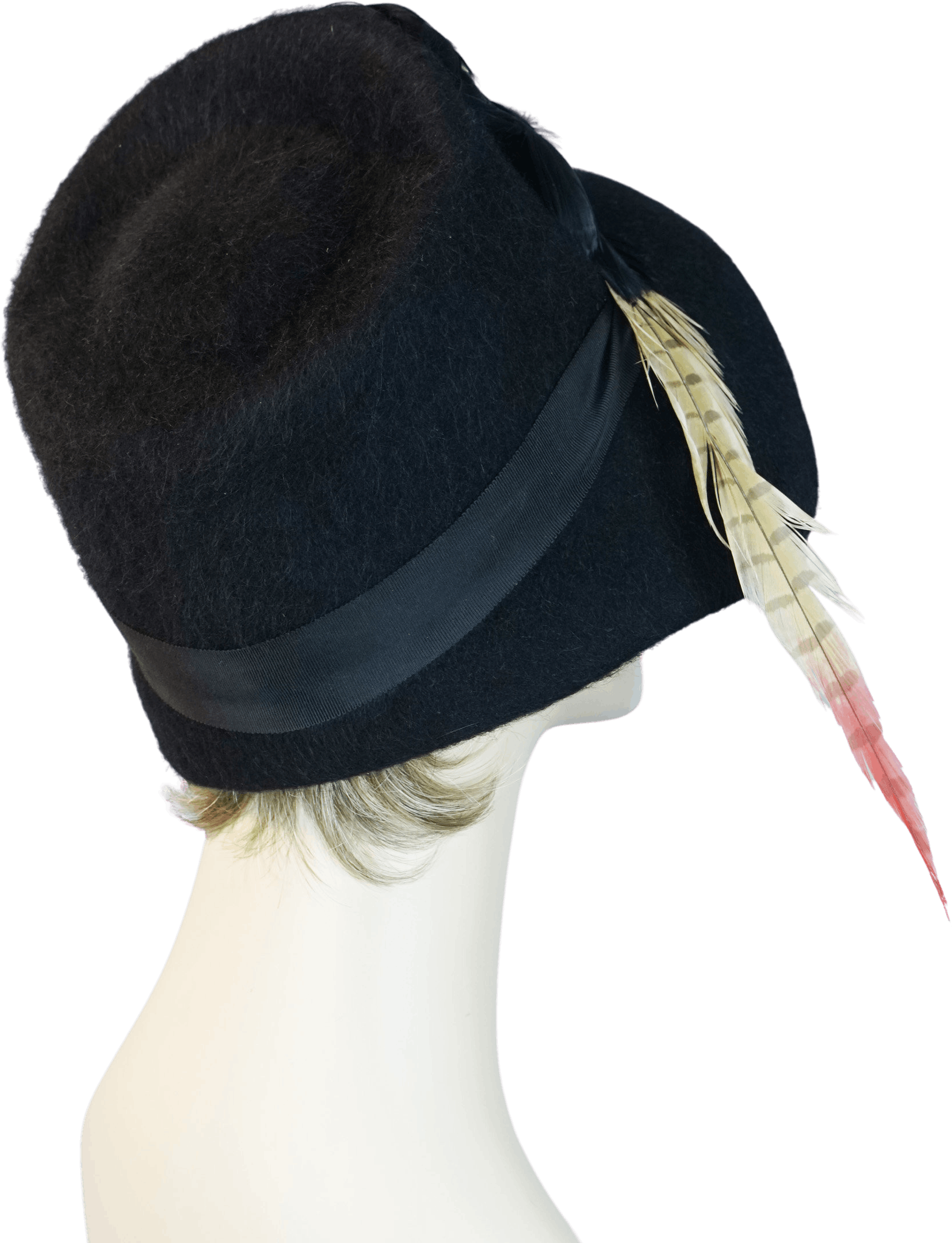 Vintage 60’s Black Faux Fur Bucket Hat | Shop THRILLING