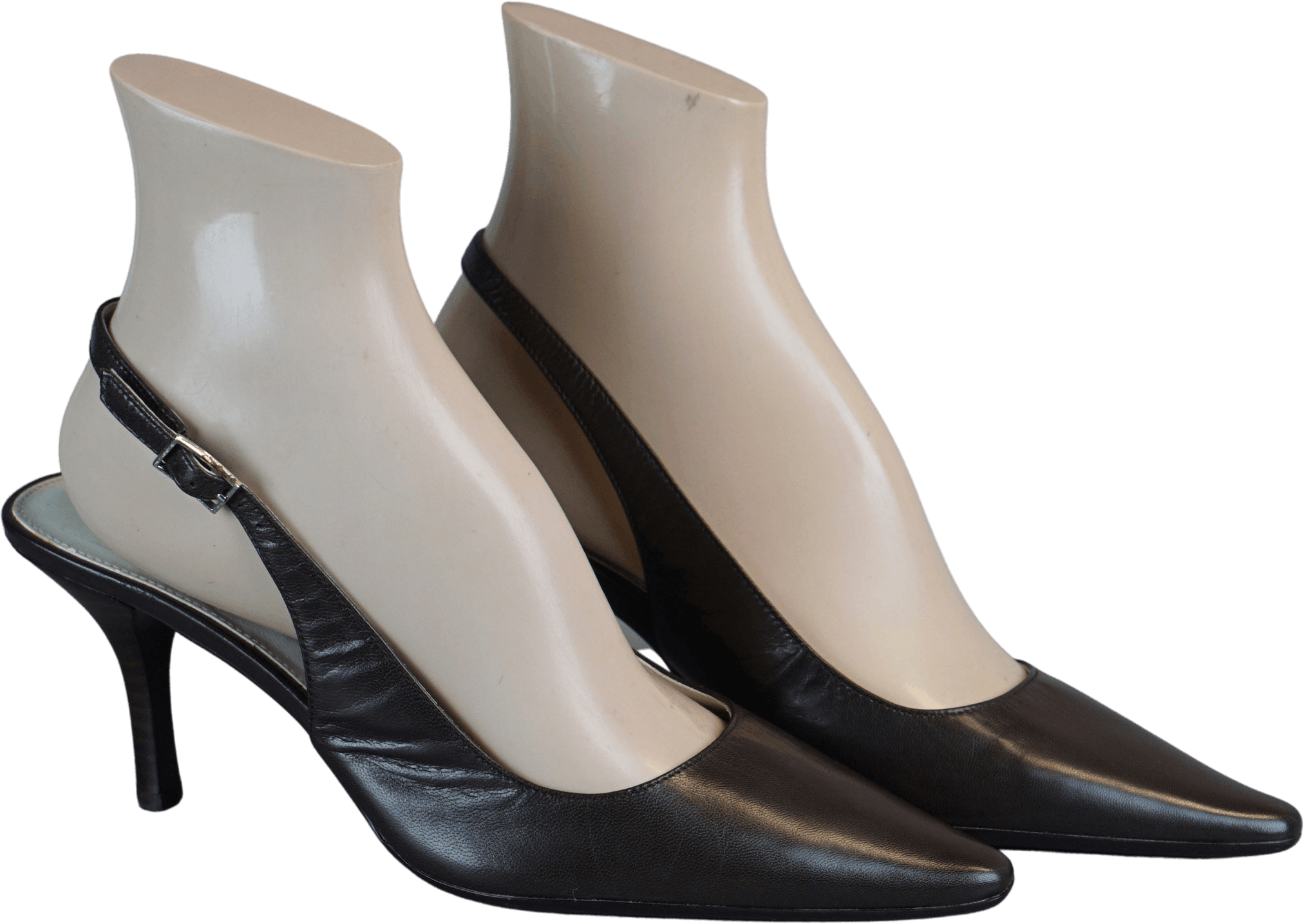 Vintage 90's Brown Slingback Heels by Calvin Klein | Shop THRILLING