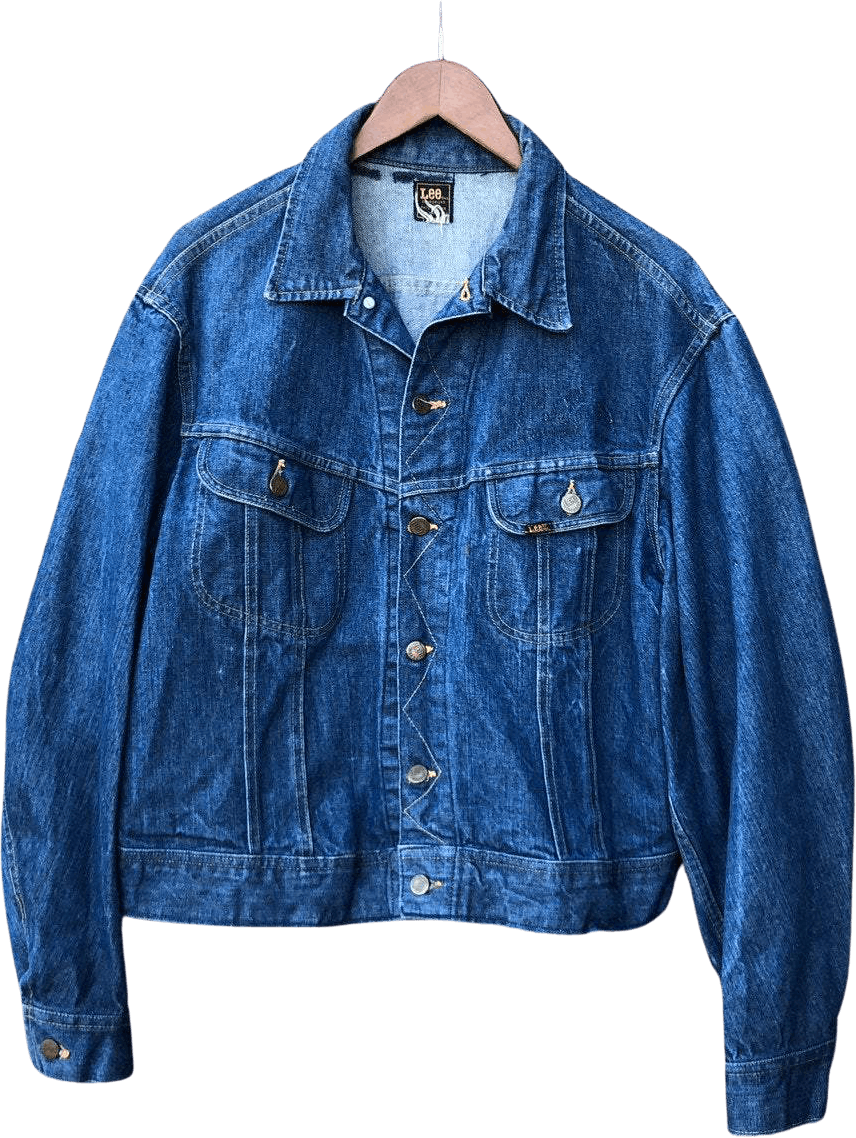 Vintage 70’s Blue Denim Jacket with Embroidered Eagle by Lee | Shop ...