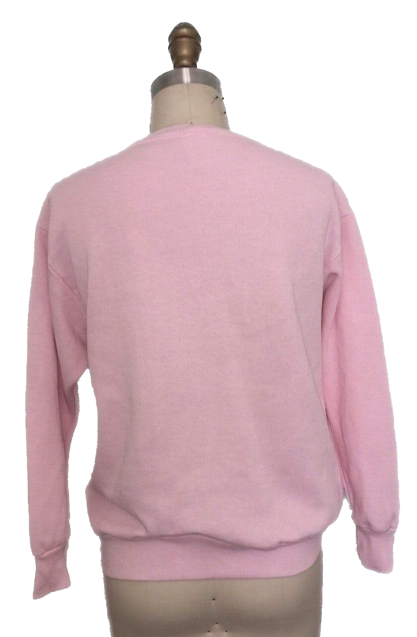 Vintage 80’s Pink Teddy Bear Confetti Sweatshirt by Varat | Shop THRILLING