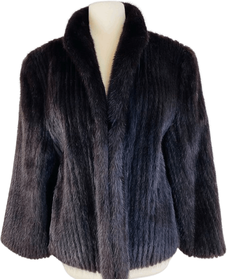 Vintage 80’s Black Fur Jacket | Shop THRILLING