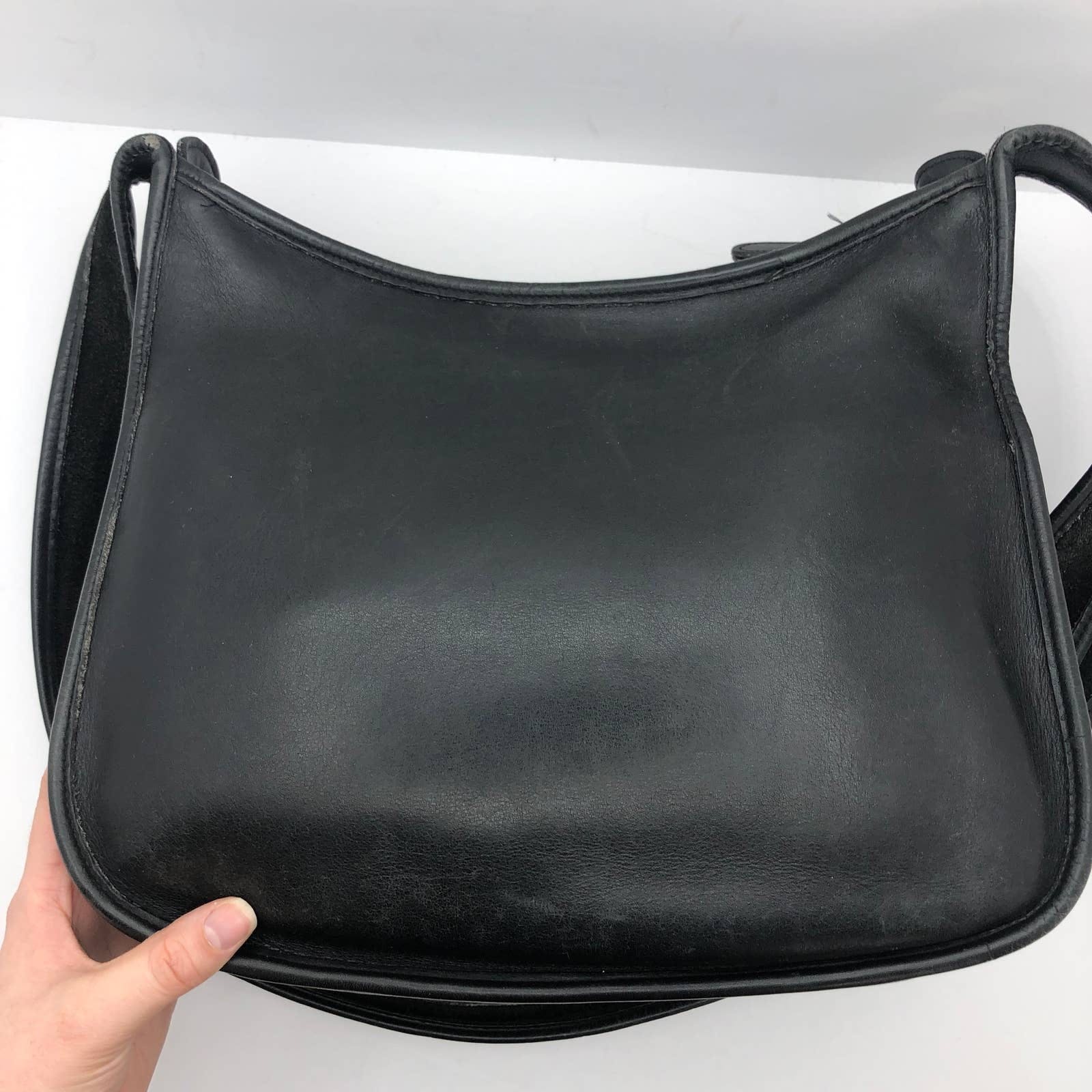 Vintage 90's Black Leather Taft Bag by Coach | Shop THRILLING