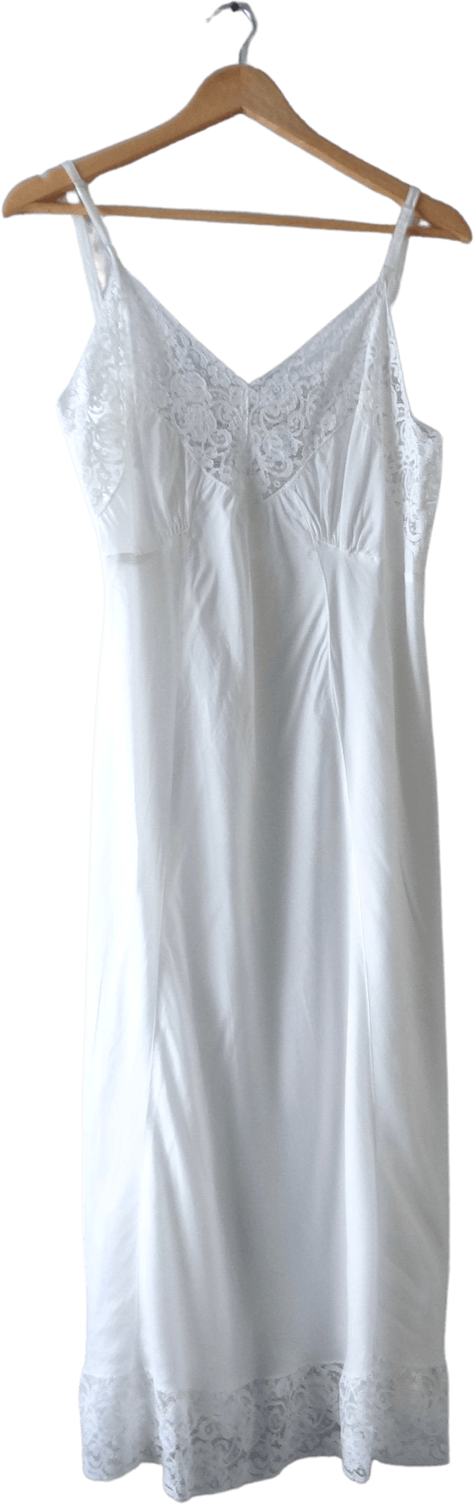 Vintage 50's/60's Soft White Rayon Slip Dress by Phil-Maid | Shop THRILLING