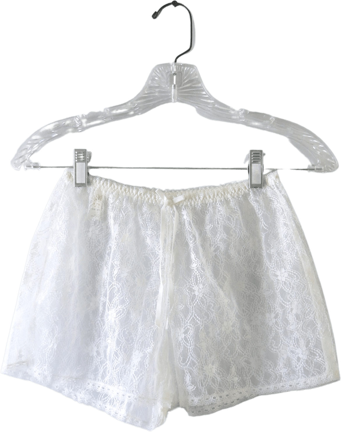 Vintage 60's White Lace Tap Panties by Jezebel Shop THRILLING