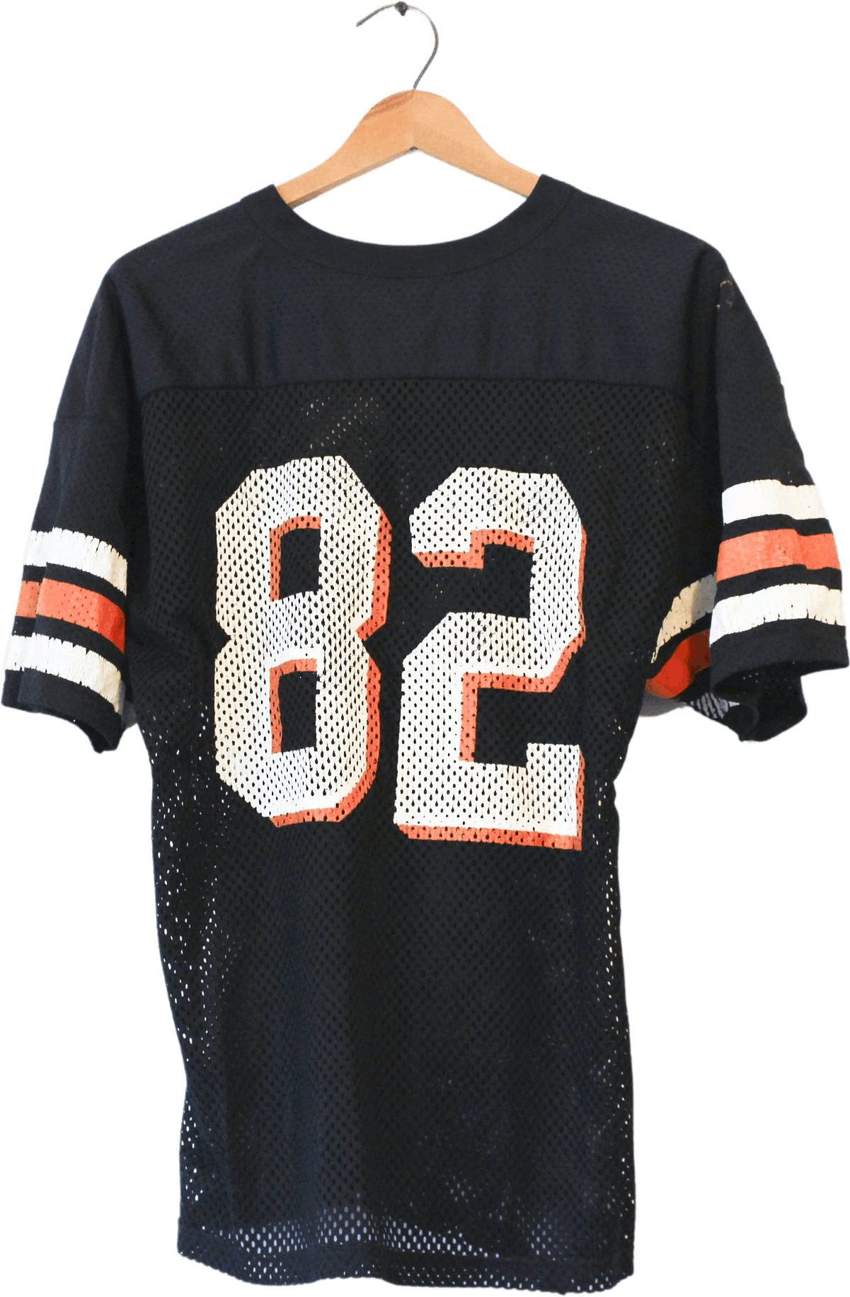 Vintage Black Football T-Shirt Jersey by Russell | Shop THRILLING