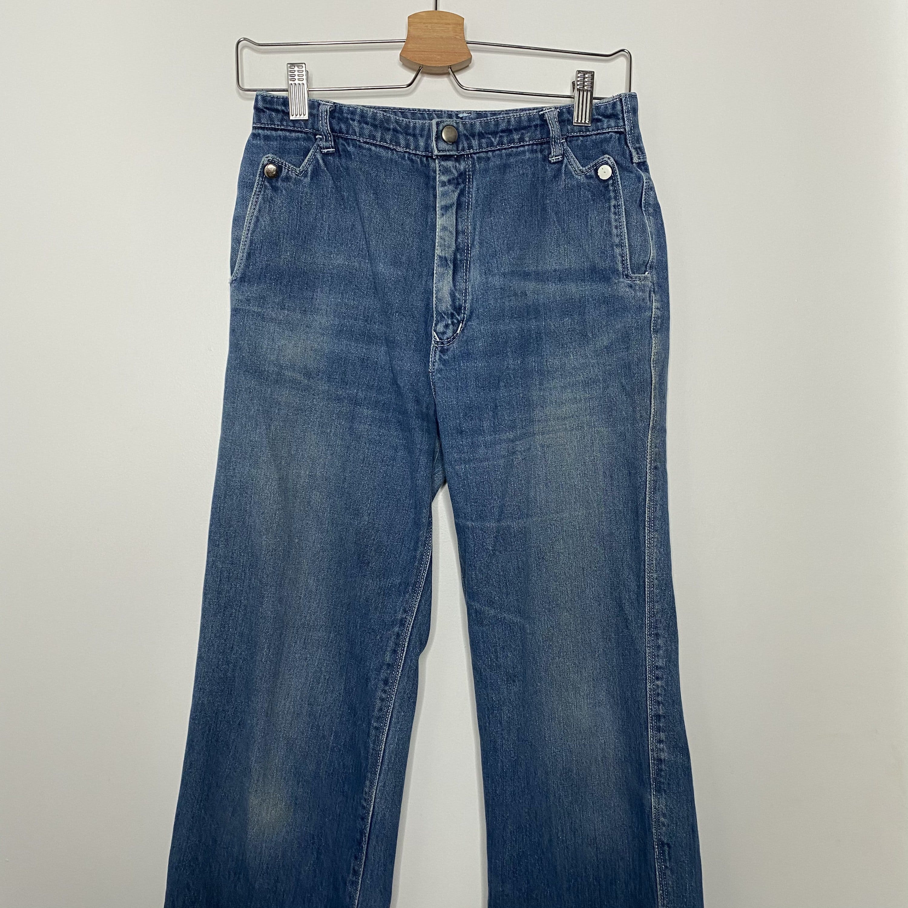 Vintage High Waisted Wide Leg Jeans by N'Est-Ce Pas | Shop THRILLING
