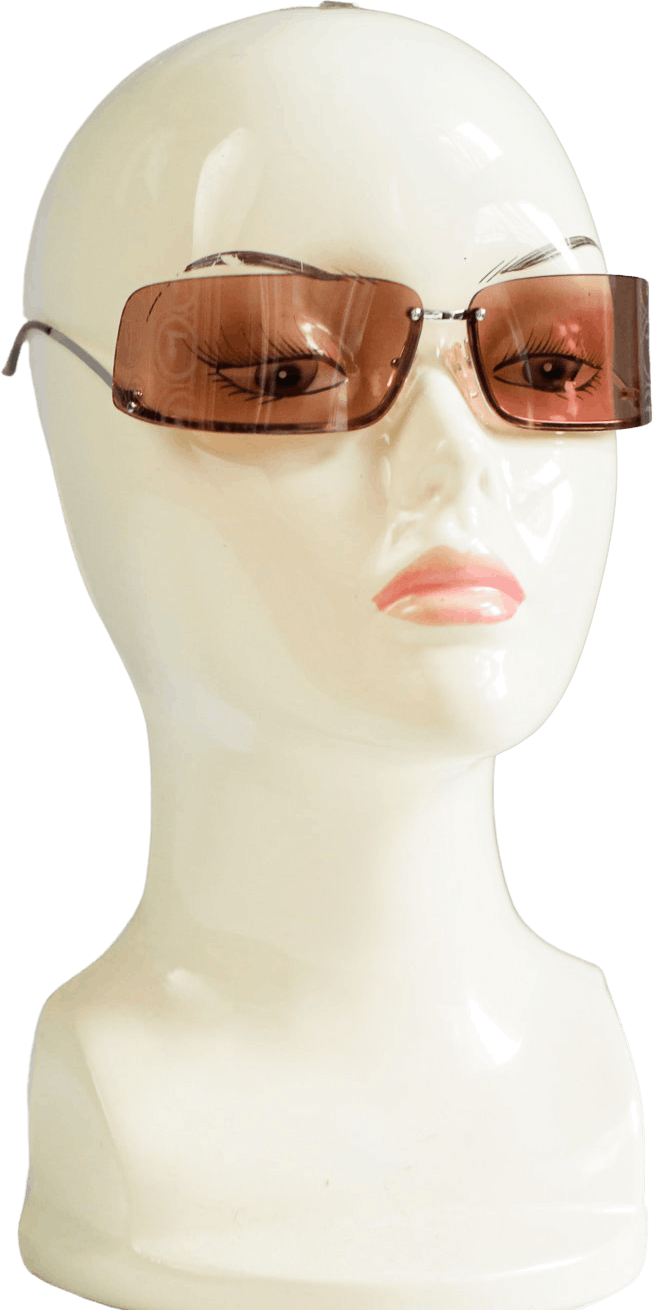 Vintage 90's Wrap Around Sunglasses by Trussardi Shop THRILLING