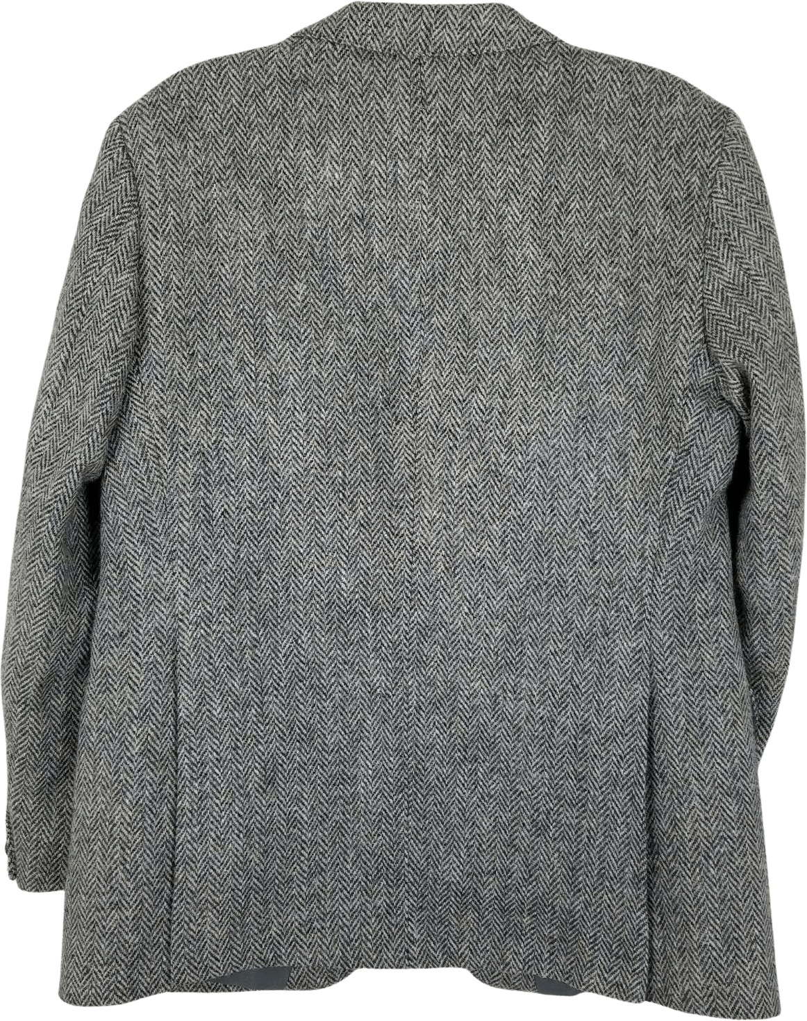 Vintage Gray Wool Tweed Herringbone Blazer by Menswear by Brook ...