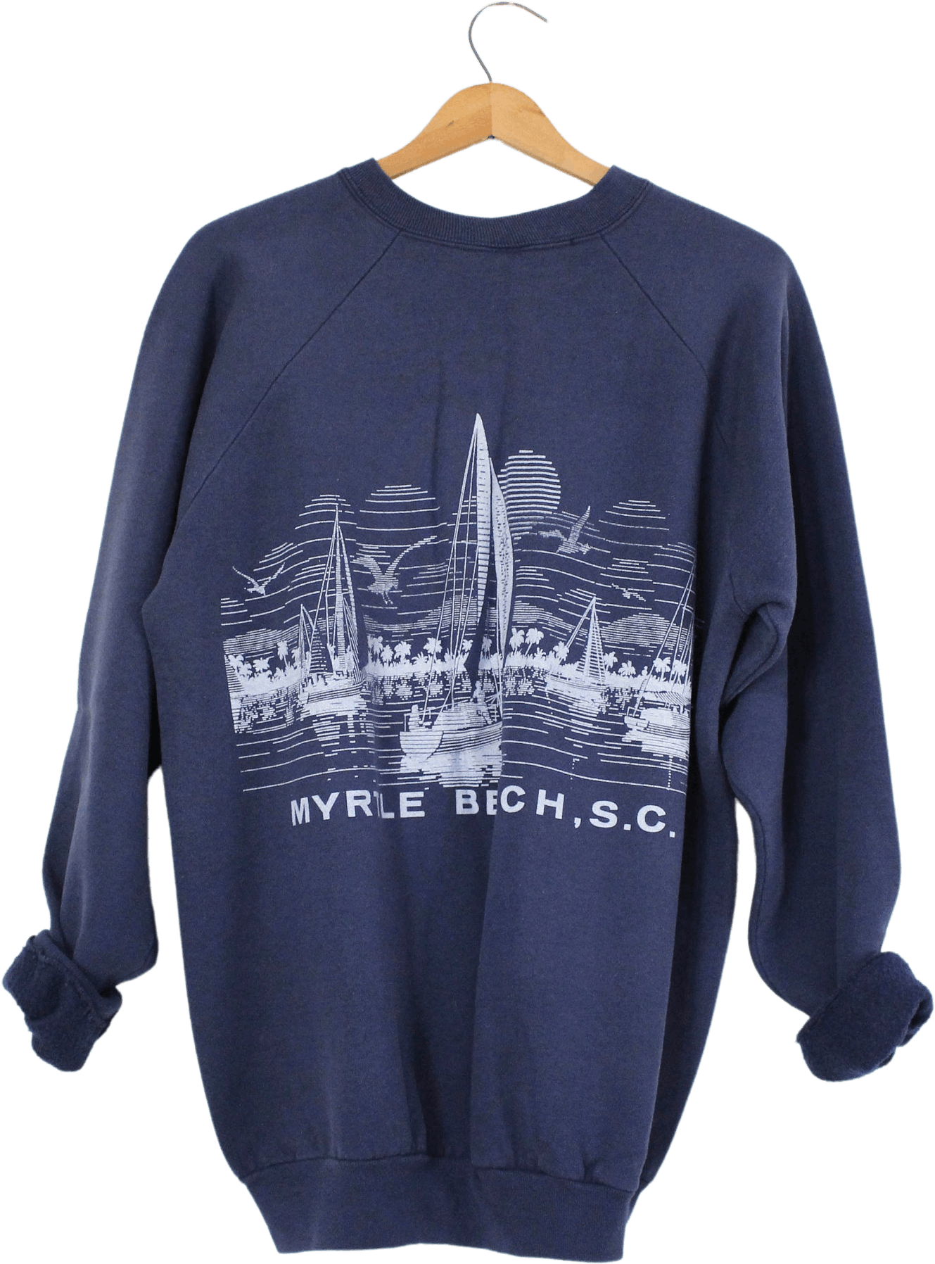 Vintage Navy Blue Myrtle Beach South Carolina Sweatshirt | Shop THRILLING