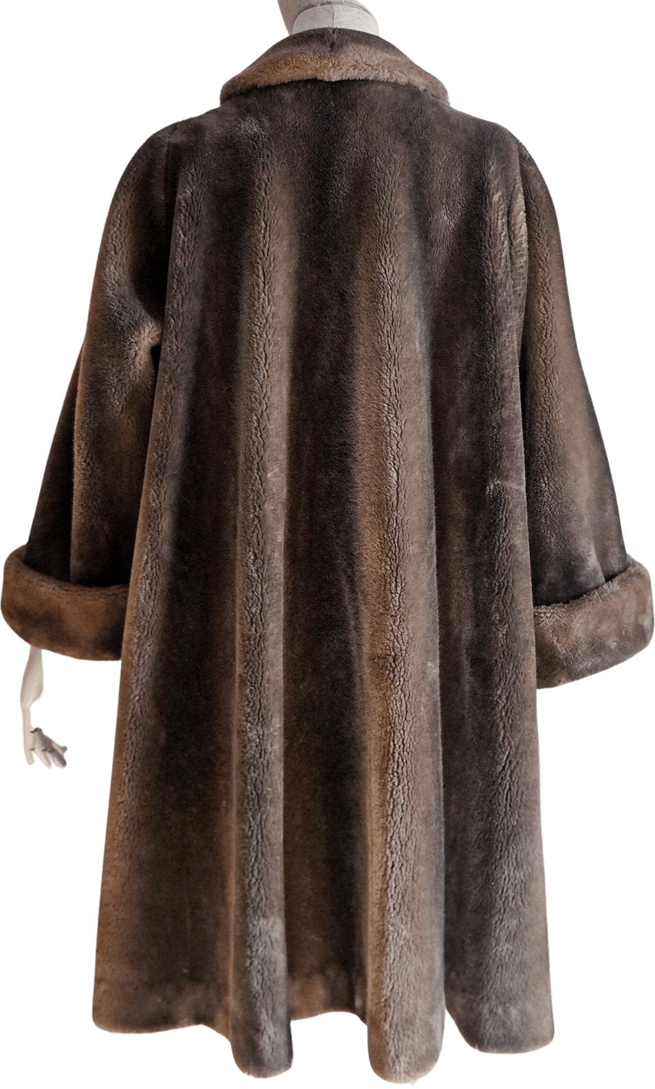Vintage 60's Plush Faux Beaver Fur Sheared Swing Coat by Beaverlura ...